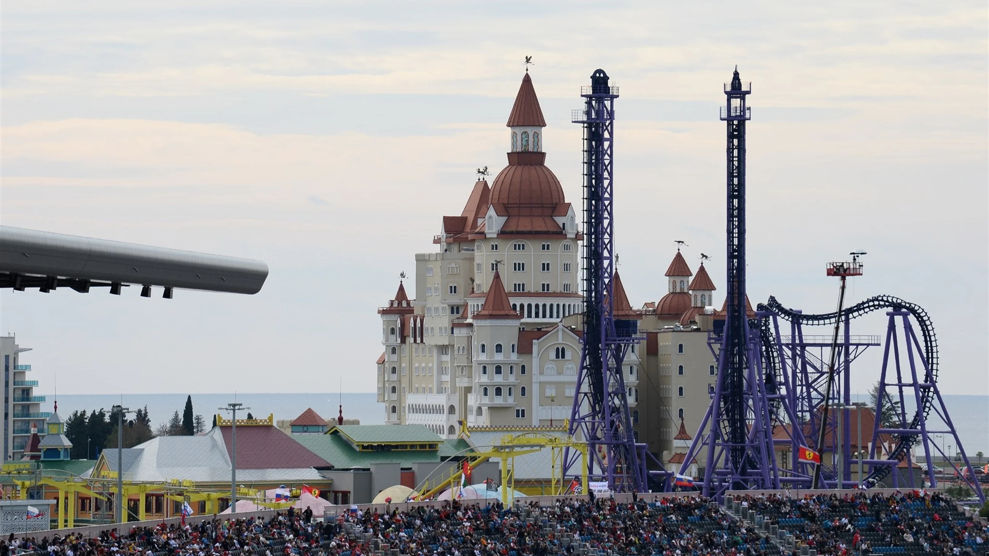 Olympic Park at Formula One World Championship, Rd15, Russian Grand Prix, Race, Sochi Autodrom,