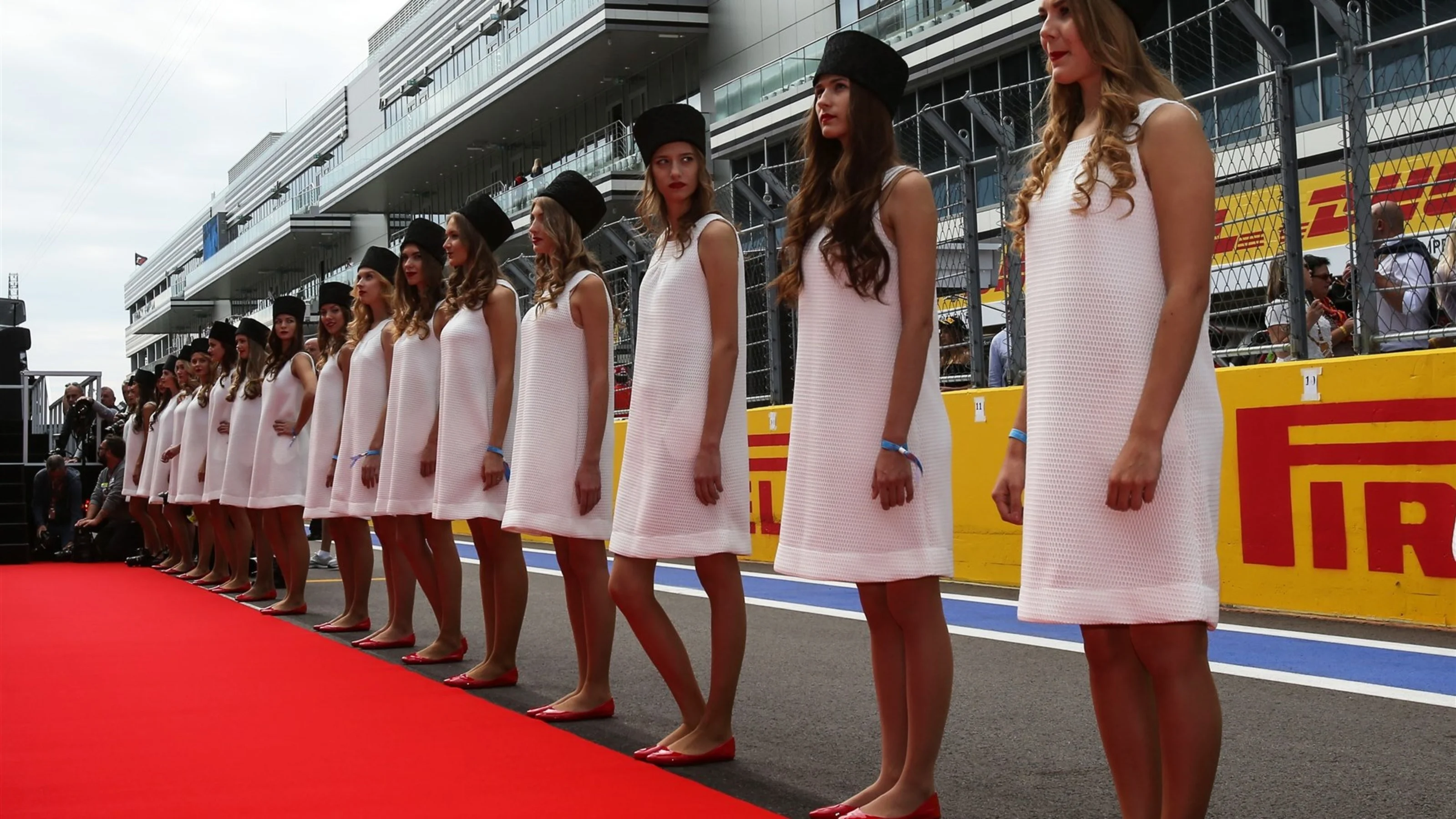 Grid Girls Formula One World Championship, Rd15, Russian Grand Prix, Race, Sochi Autodrom, Sochi,