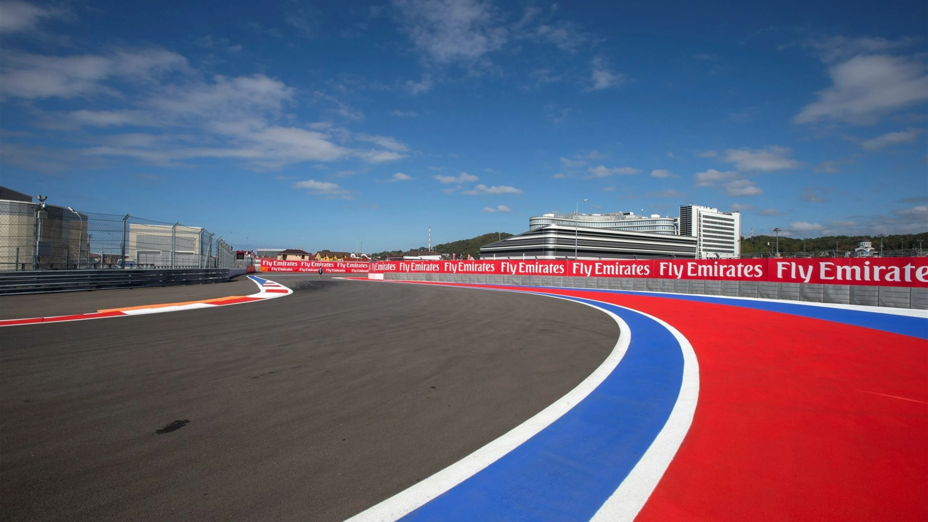 Track view at Formula One World Championship, Rd15, Russian Grand Prix, Preparations, Sochi