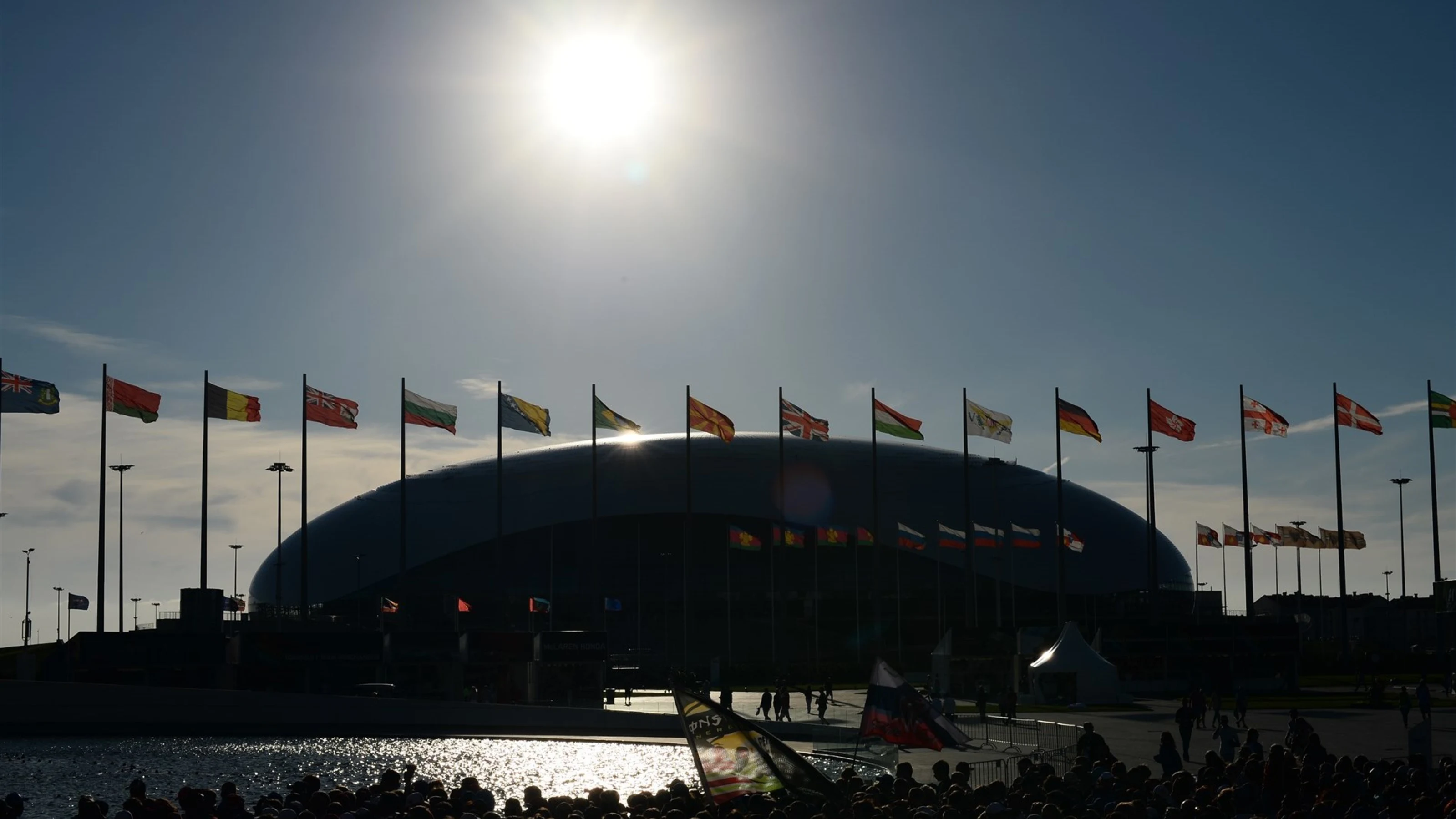 Fans at Formula One World Championship, Rd15, Russian Grand Prix, Preparations, Sochi Autodrom,