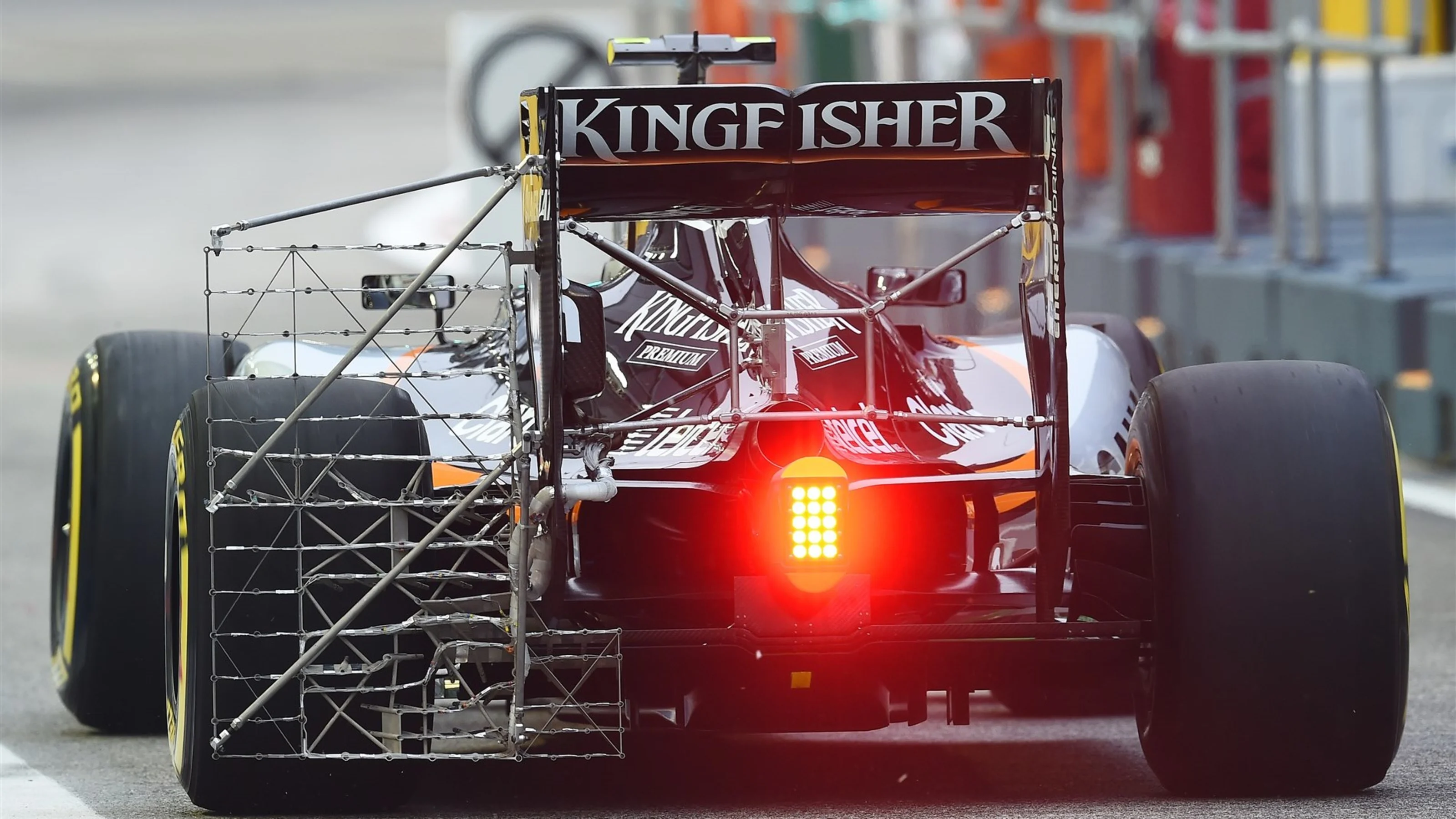 Sergio Perez (MEX) Force India VJM08 with aero device at Formula One World Championship, Rd13,