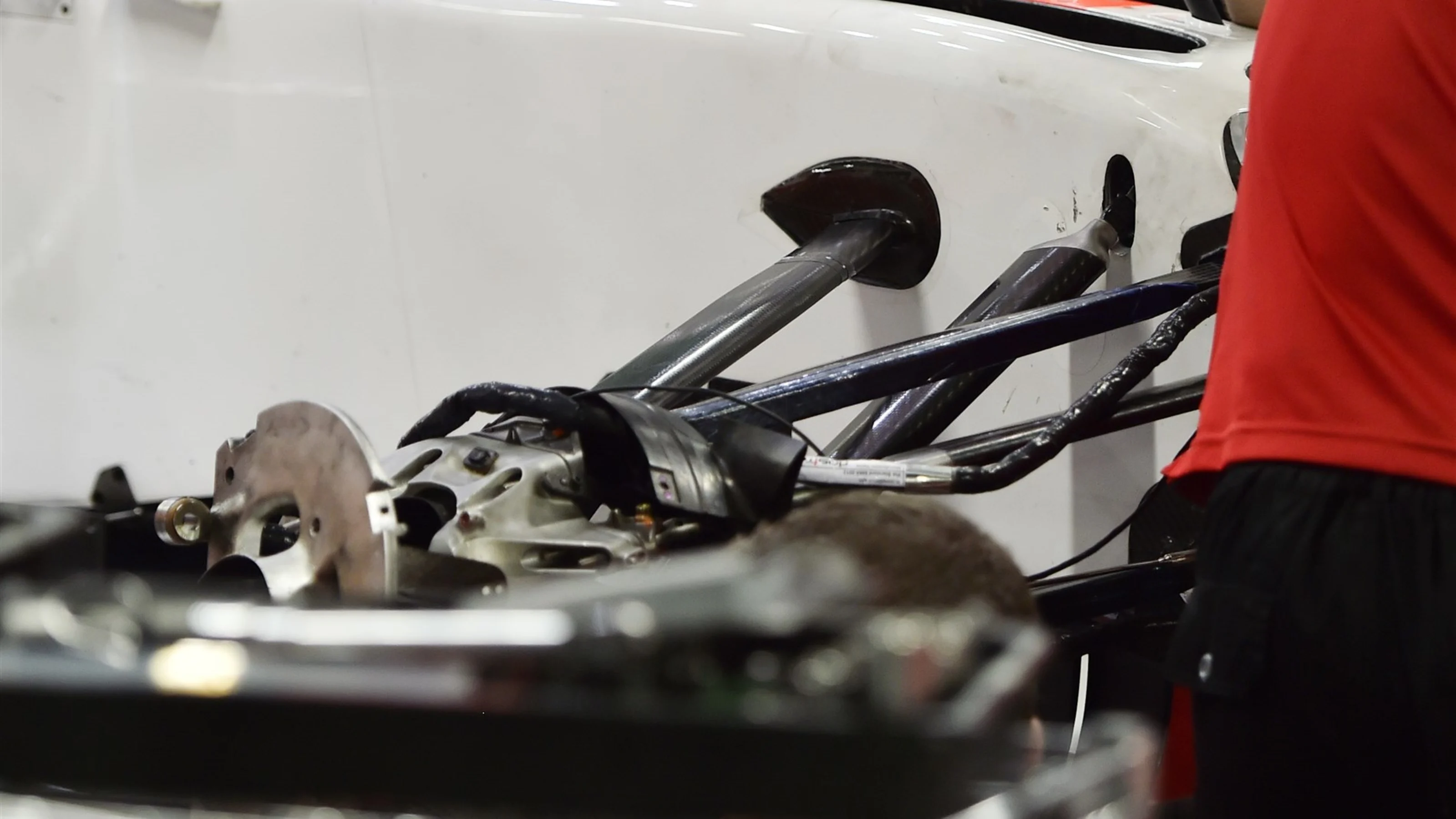 Accident damage on the car of Alexander Rossi (USA) Manor GP at Formula One World Championship,