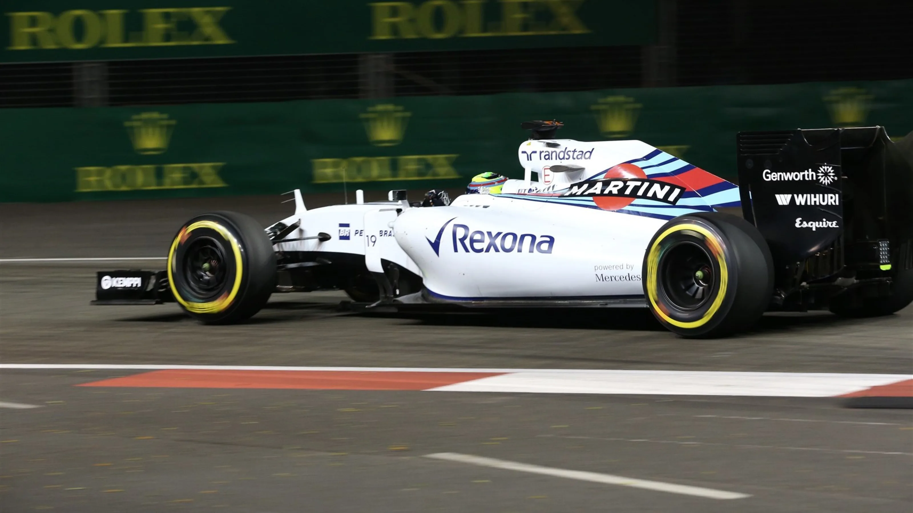 Felipe Massa (BRA) Williams FW37 at Formula One World Championship, Rd13, Singapore Grand Prix,