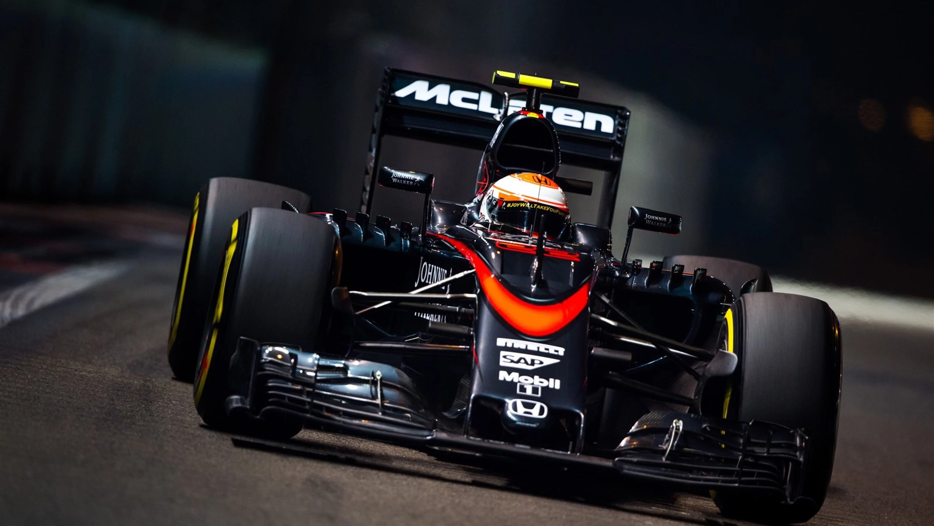 Jenson Button (GBR) McLaren MP4-30 at Formula One World Championship, Rd13, Singapore Grand Prix,