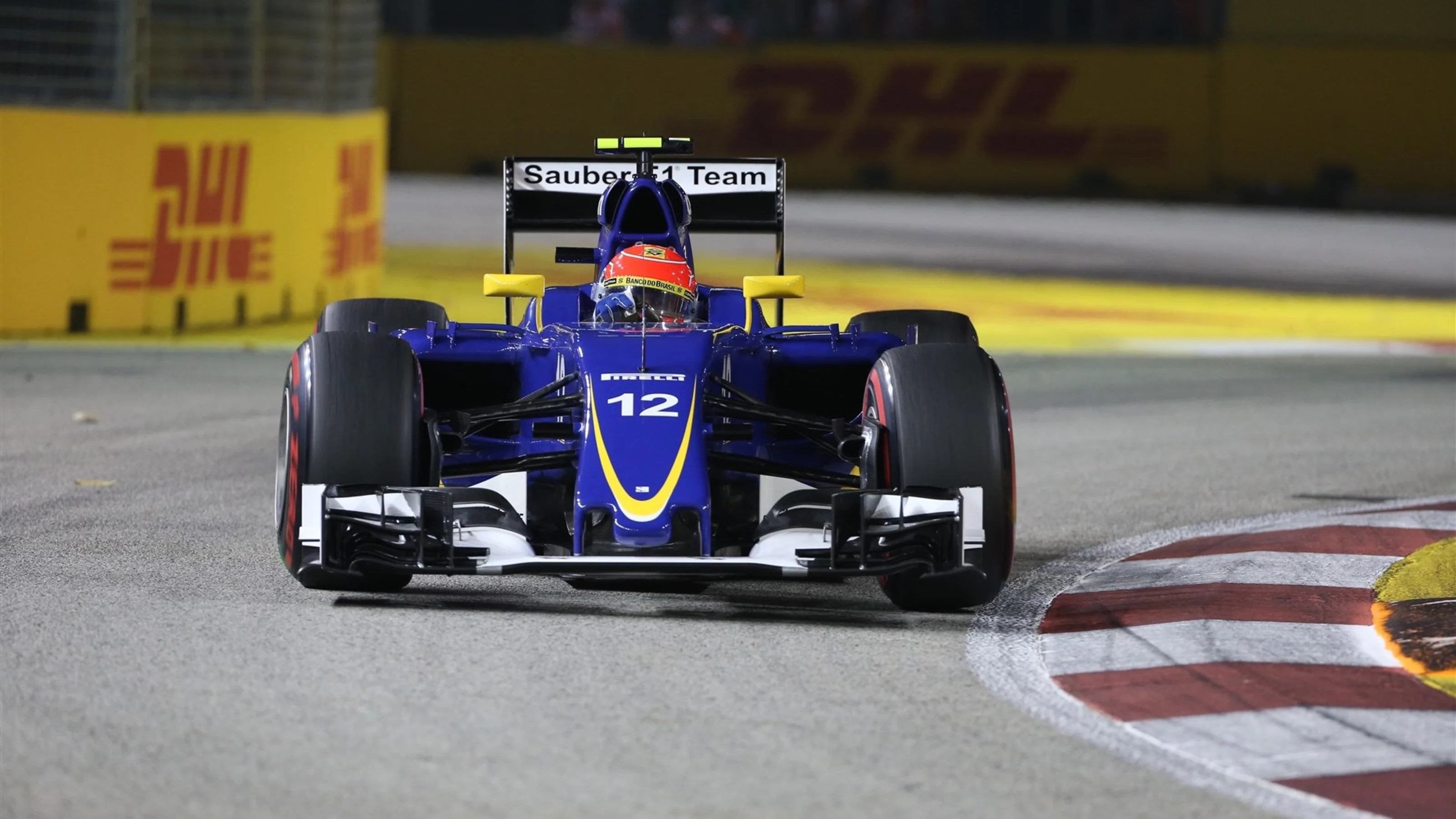 Felipe Nasr (BRA) Sauber C34 at Formula One World Championship, Rd13, Singapore Grand Prix,