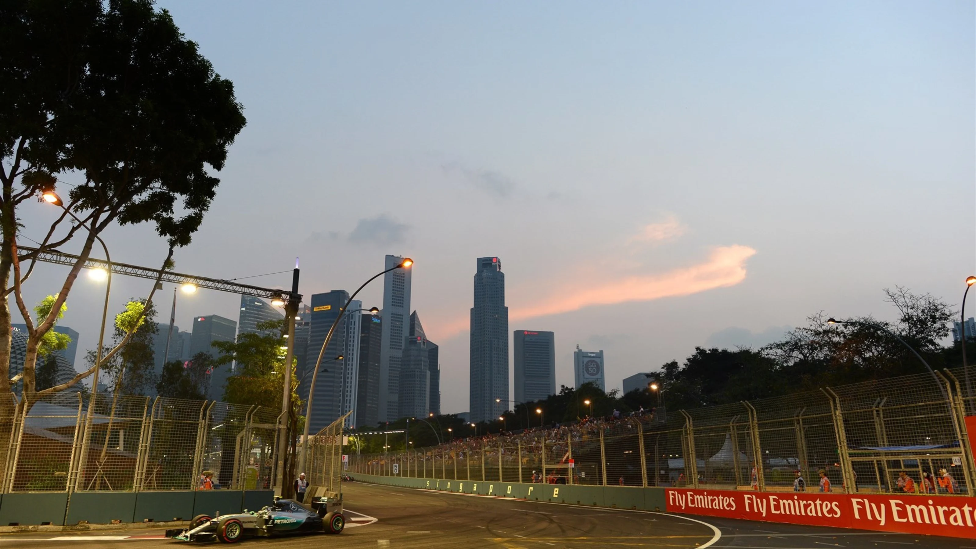 Nico Rosberg (GER) Mercedes AMG F1 W06 at Formula One World Championship, Rd13, Singapore Grand