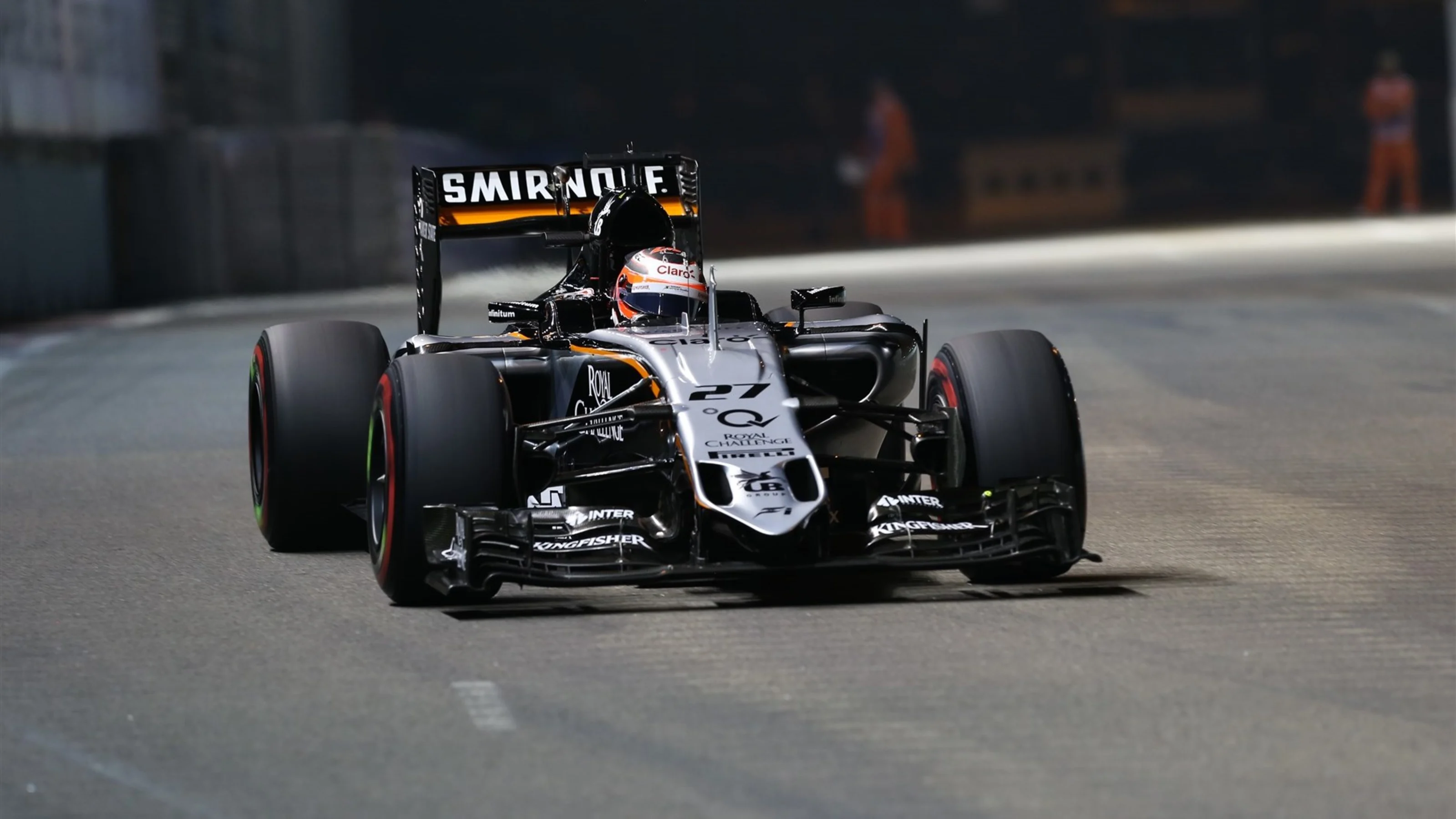 Nico Hulkenberg (GER) Force India VJM08 at Formula One World Championship, Rd13, Singapore Grand