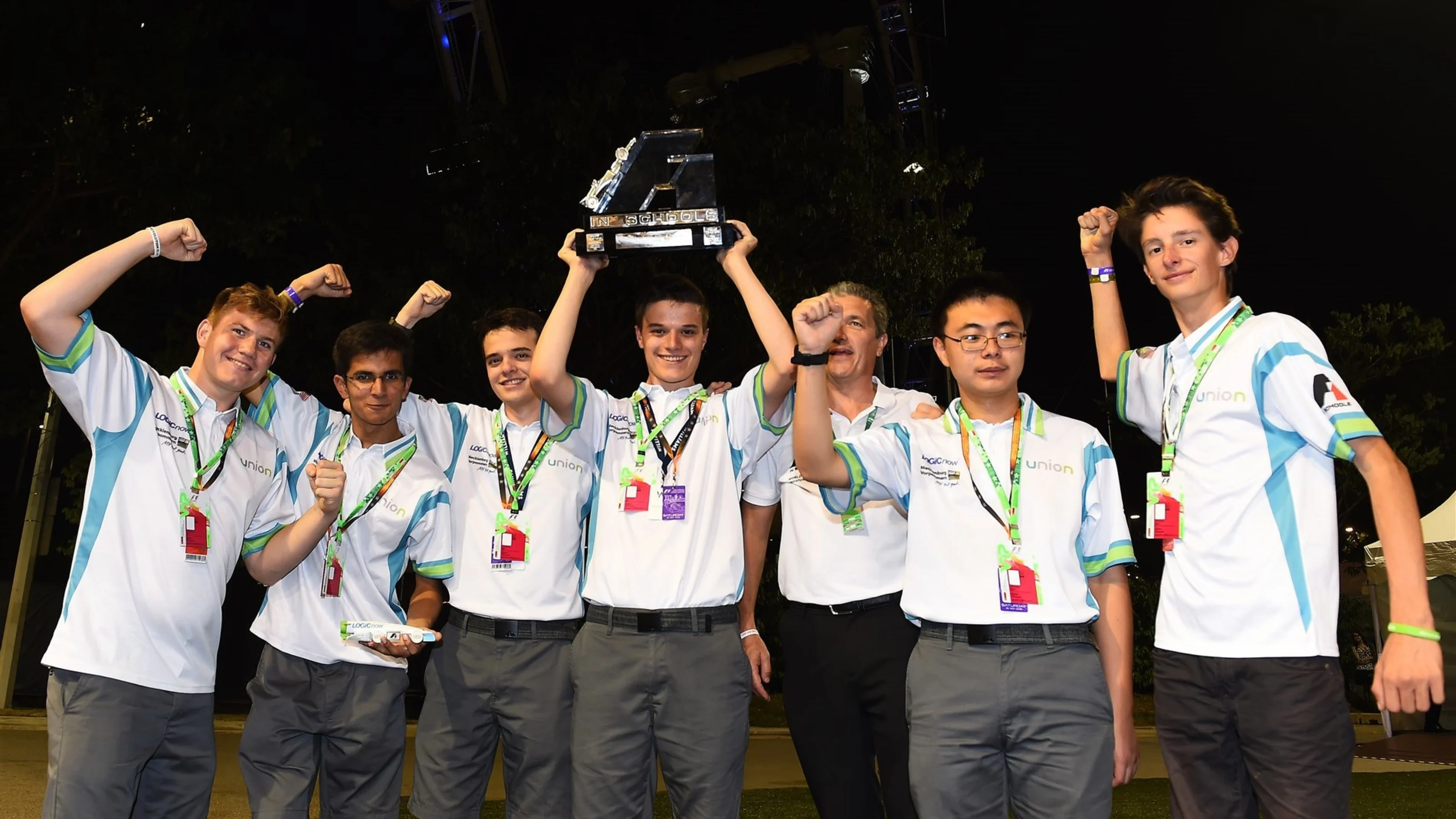 F1 in Schools World Champions Union Racing International with Andrew Denford (GBR) F1 in Schools