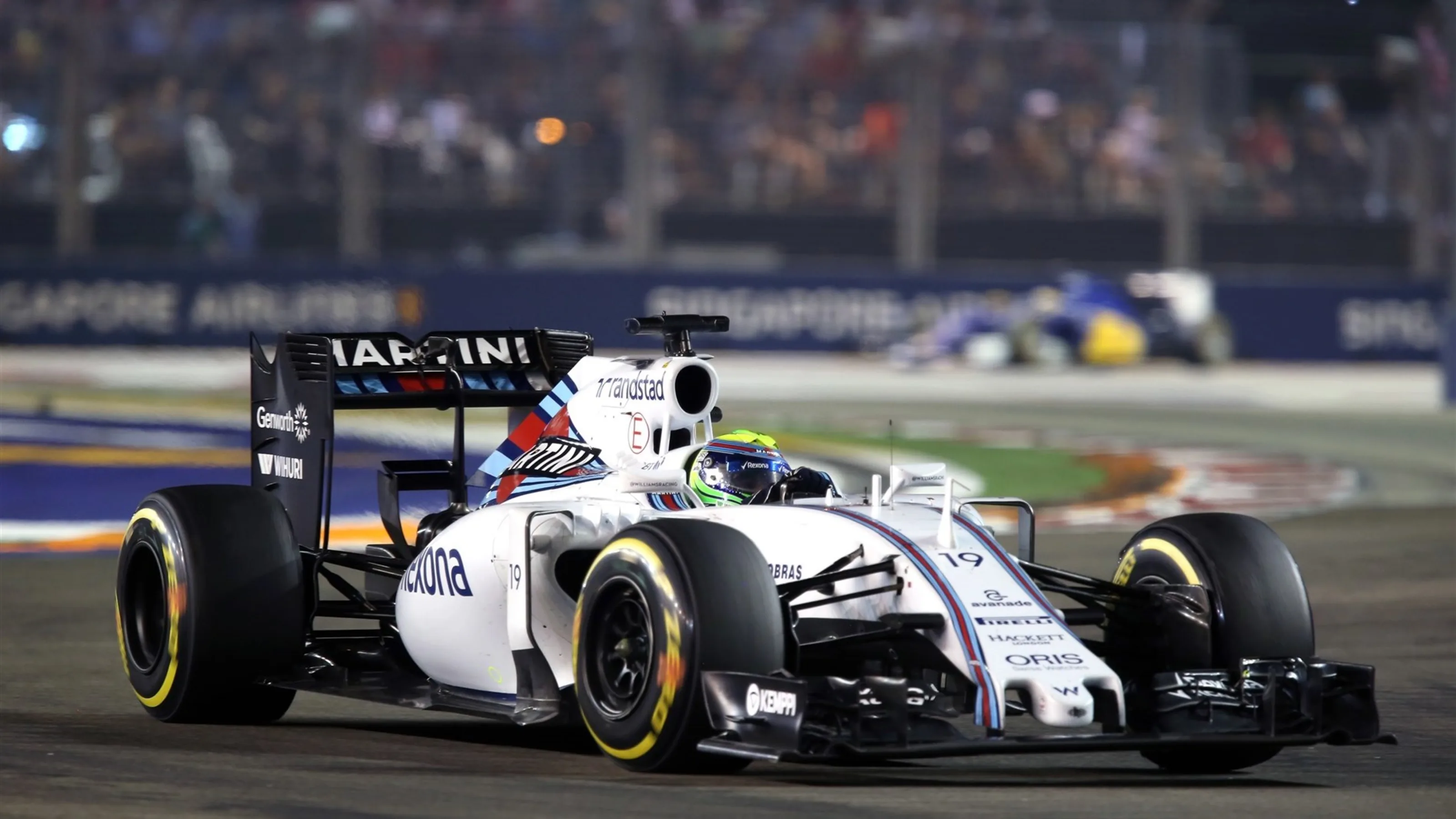 Felipe Massa (BRA) Williams FW37 at Formula One World Championship, Rd13, Singapore Grand Prix,