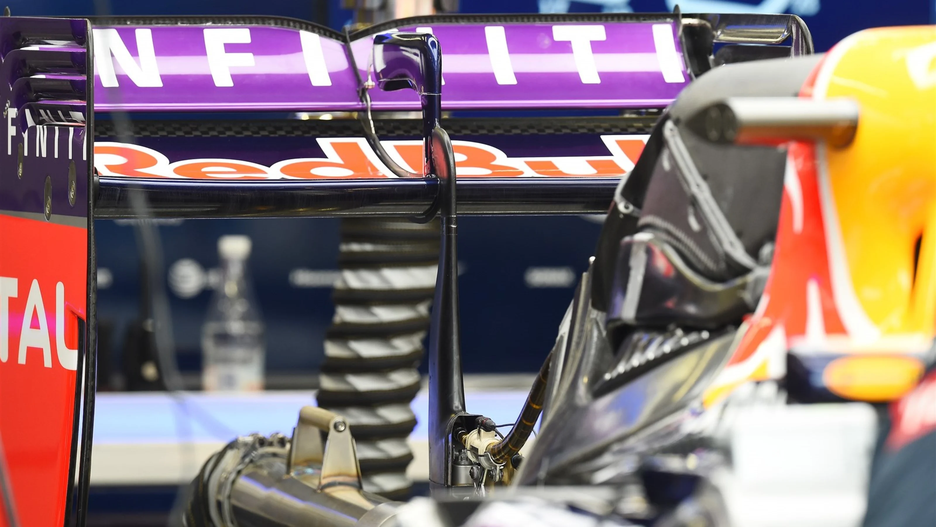 Red Bull Racing RB11 rear wing at Formula One World Championship, Rd13, Singapore Grand Prix,