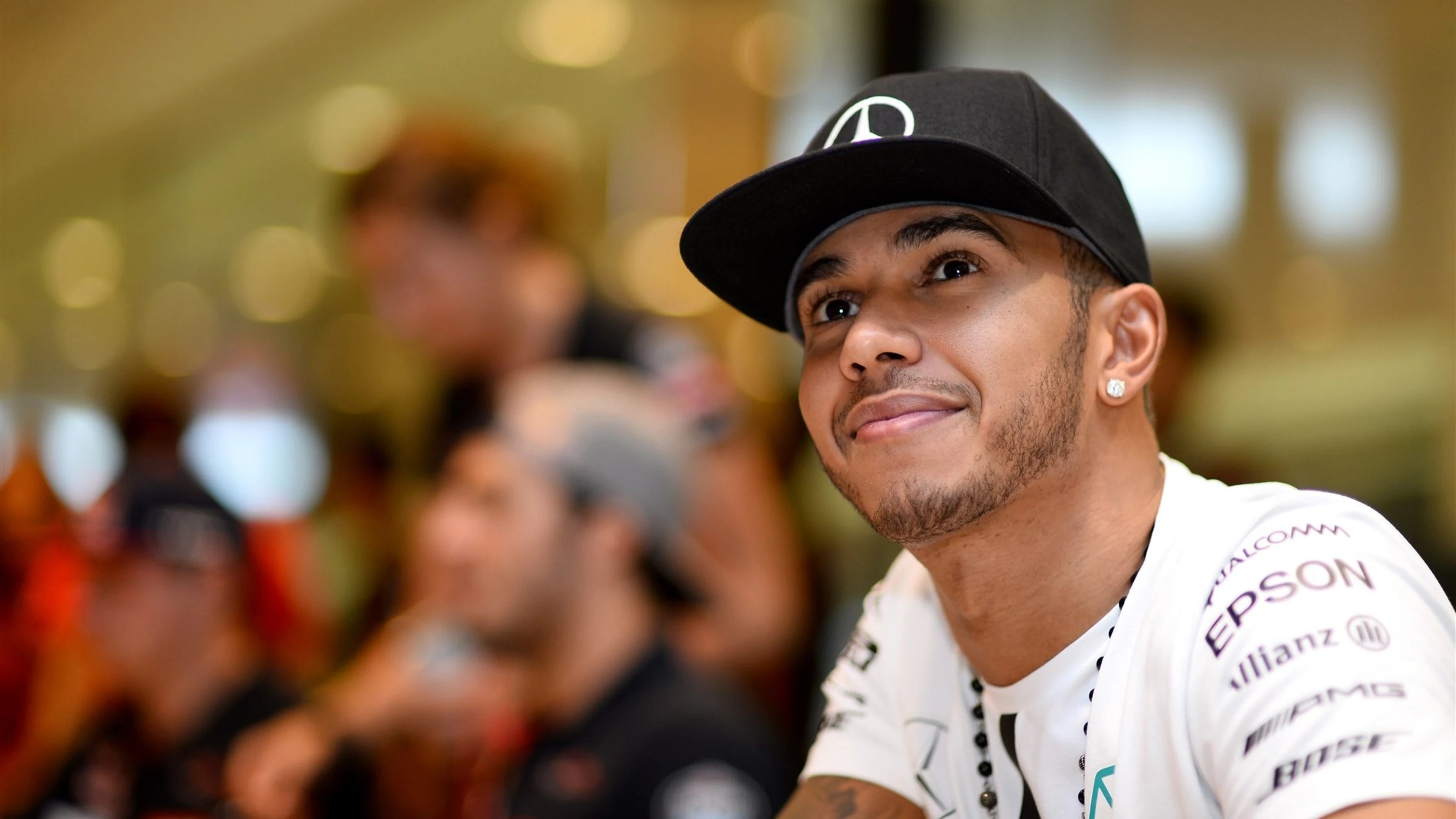 Lewis Hamilton (GBR) Mercedes AMG F1 at the autograph session at Formula One World Championship,