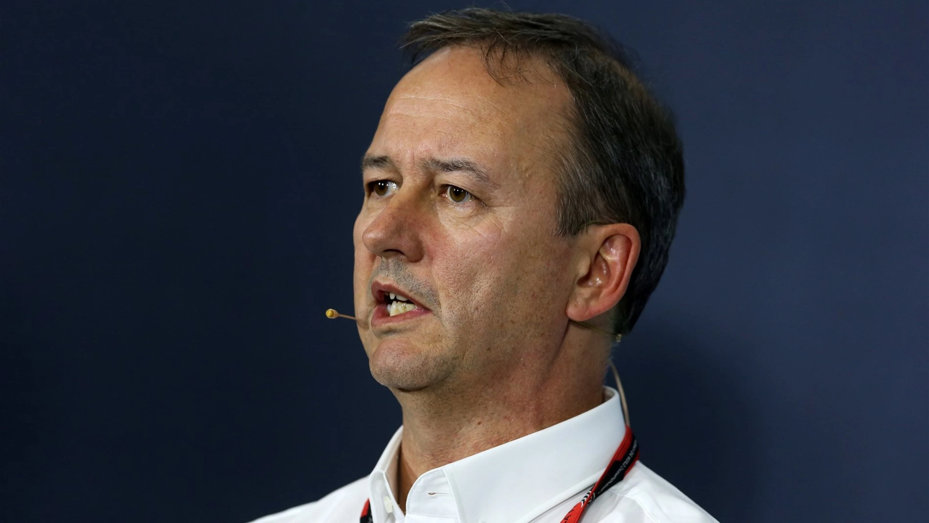 Jonathan Neale (GBR) McLaren Managing Director in the Press Conference at Formula One World