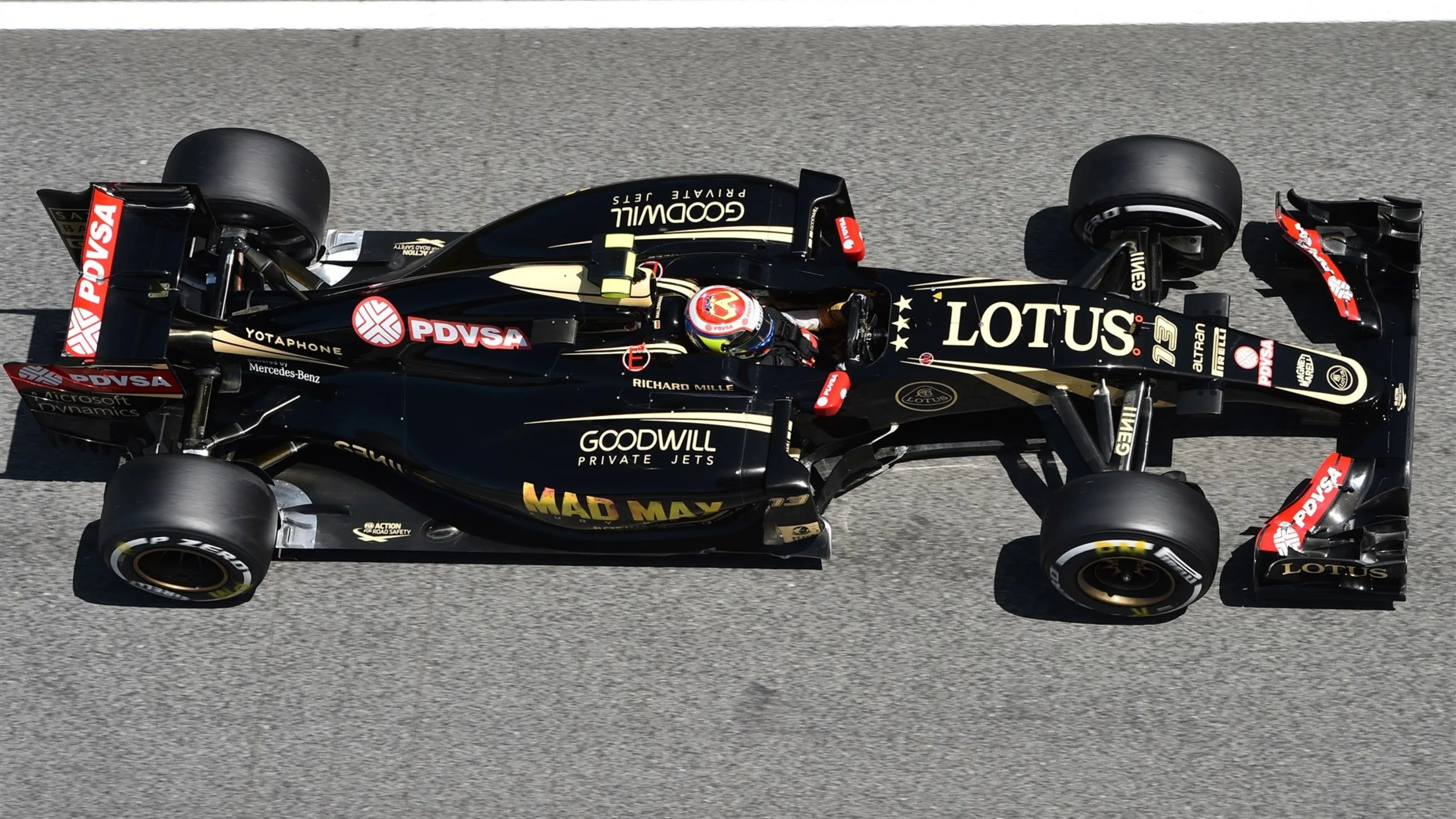 Pastor Maldonado (VEN) Lotus E23 Hybrid at Formula One World Championship, Rd5, Spanish Grand Prix