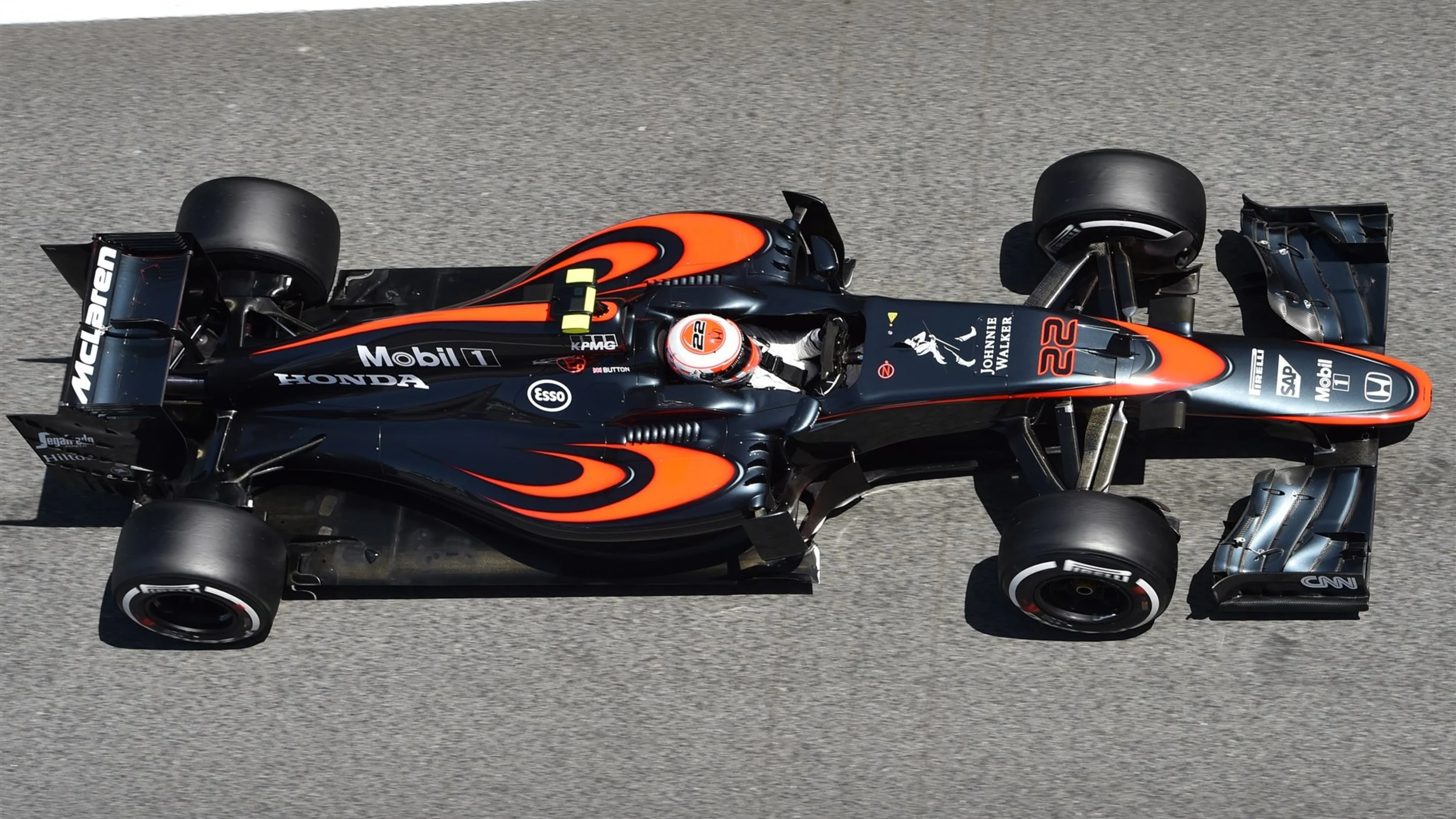 Jenson Button (GBR) McLaren MP4-30 at Formula One World Championship, Rd5, Spanish Grand Prix