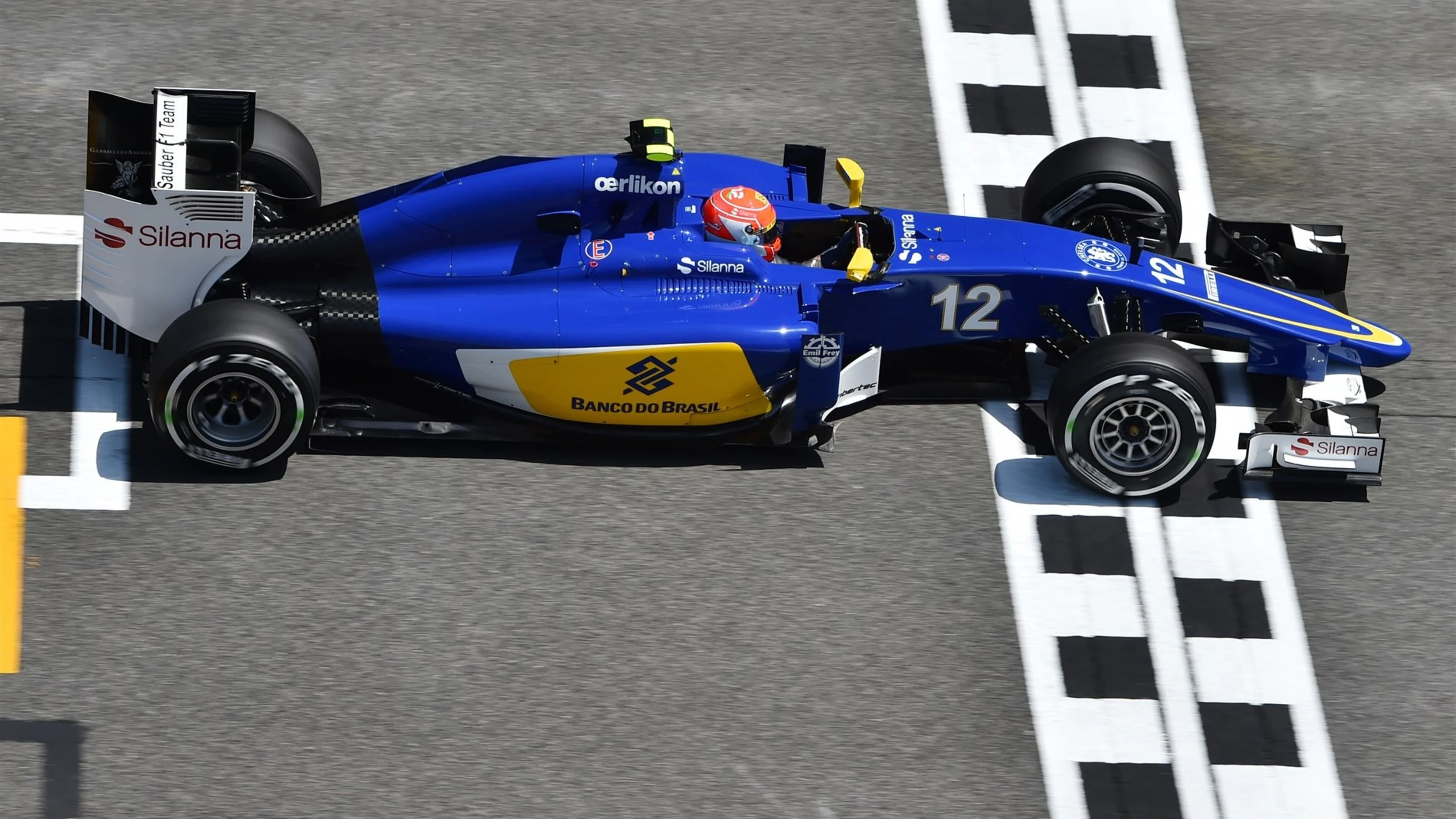 Felipe Nasr (BRA) Sauber C34 at Formula One World Championship, Rd5, Spanish Grand Prix Practice,