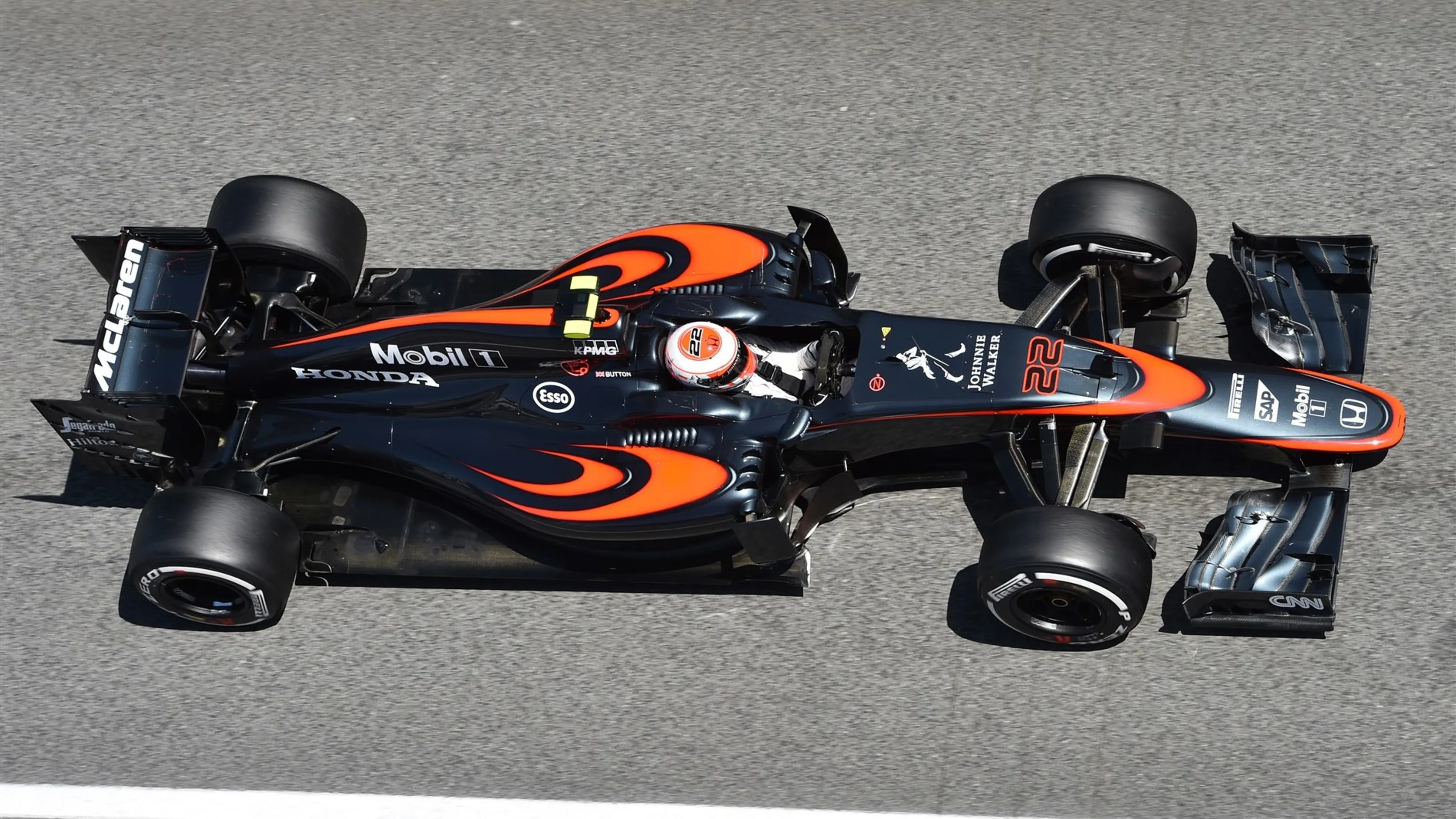 Jenson Button (GBR) McLaren MP4-30 at Formula One World Championship, Rd5, Spanish Grand Prix