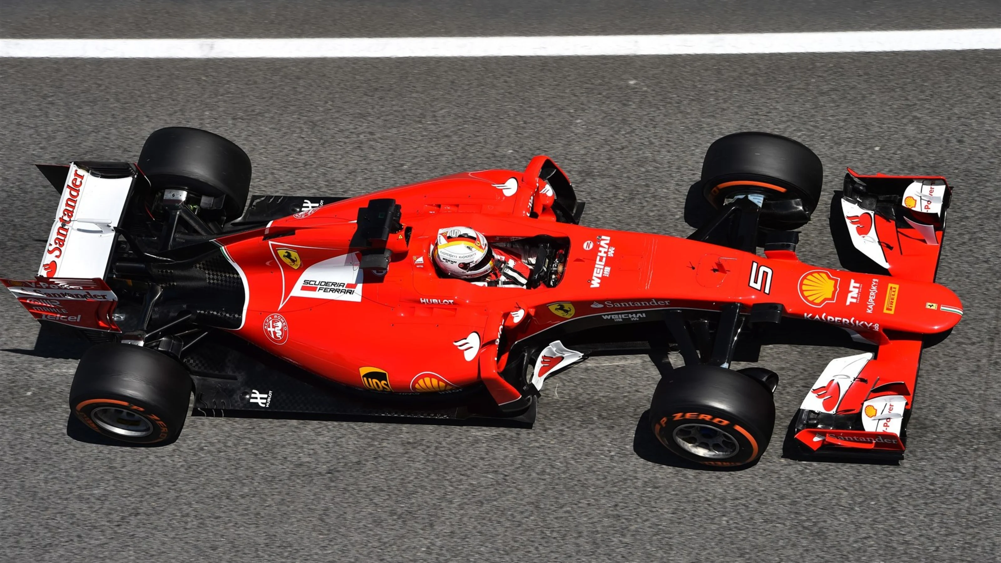 Sebastian Vettel (GER) Ferrari SF15-T at Formula One World Championship, Rd5, Spanish Grand Prix