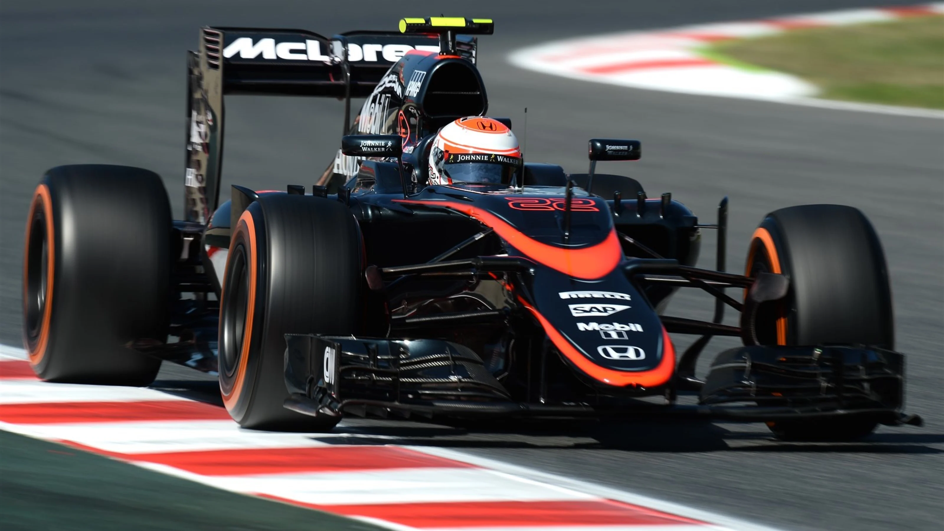 Jenson Button (GBR) McLaren MP4-30 at Formula One World Championship, Rd5, Spanish Grand Prix