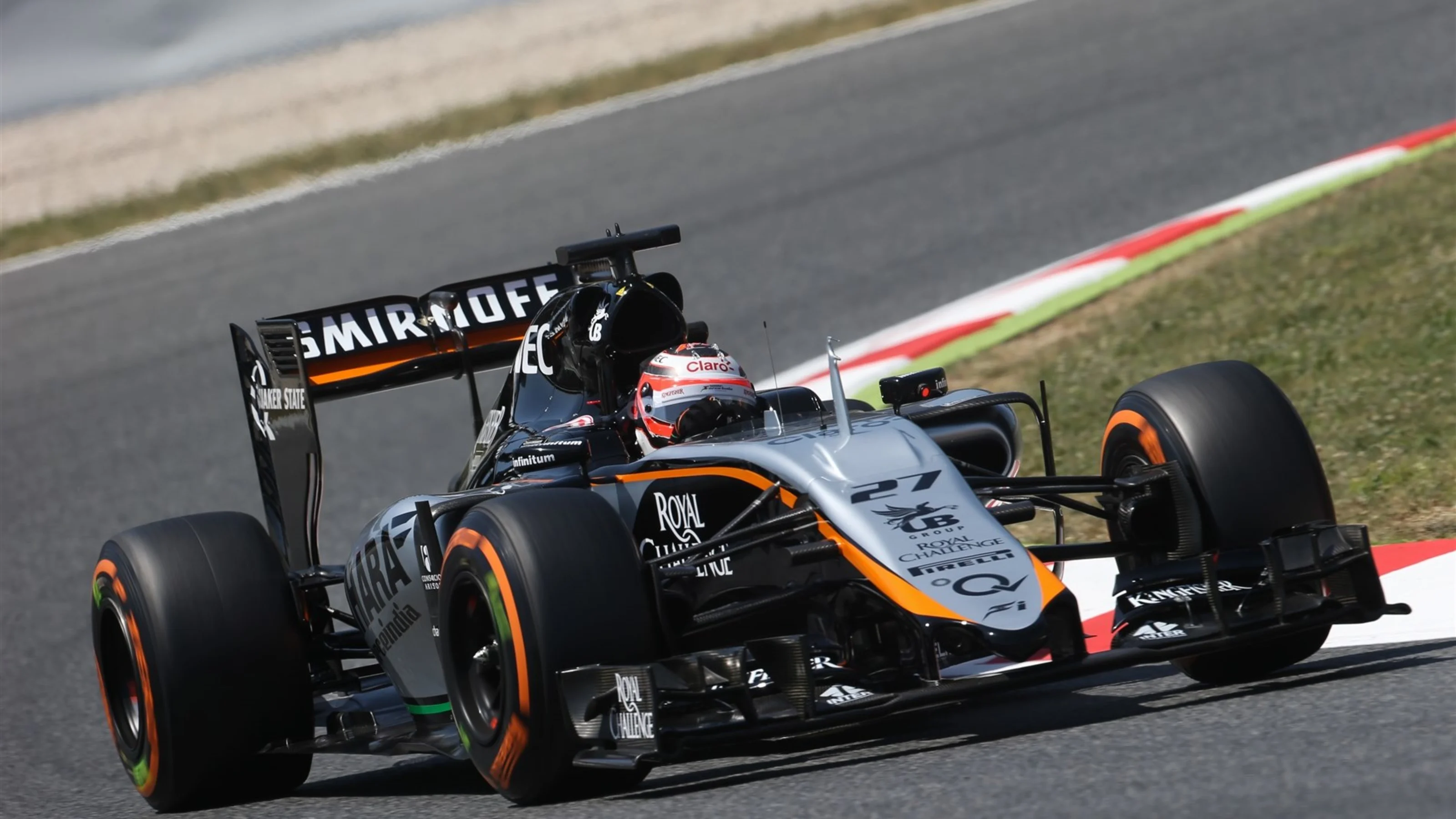 Nico Hulkenberg (GER) Force India VJM08 at Formula One World Championship, Rd5, Spanish Grand Prix