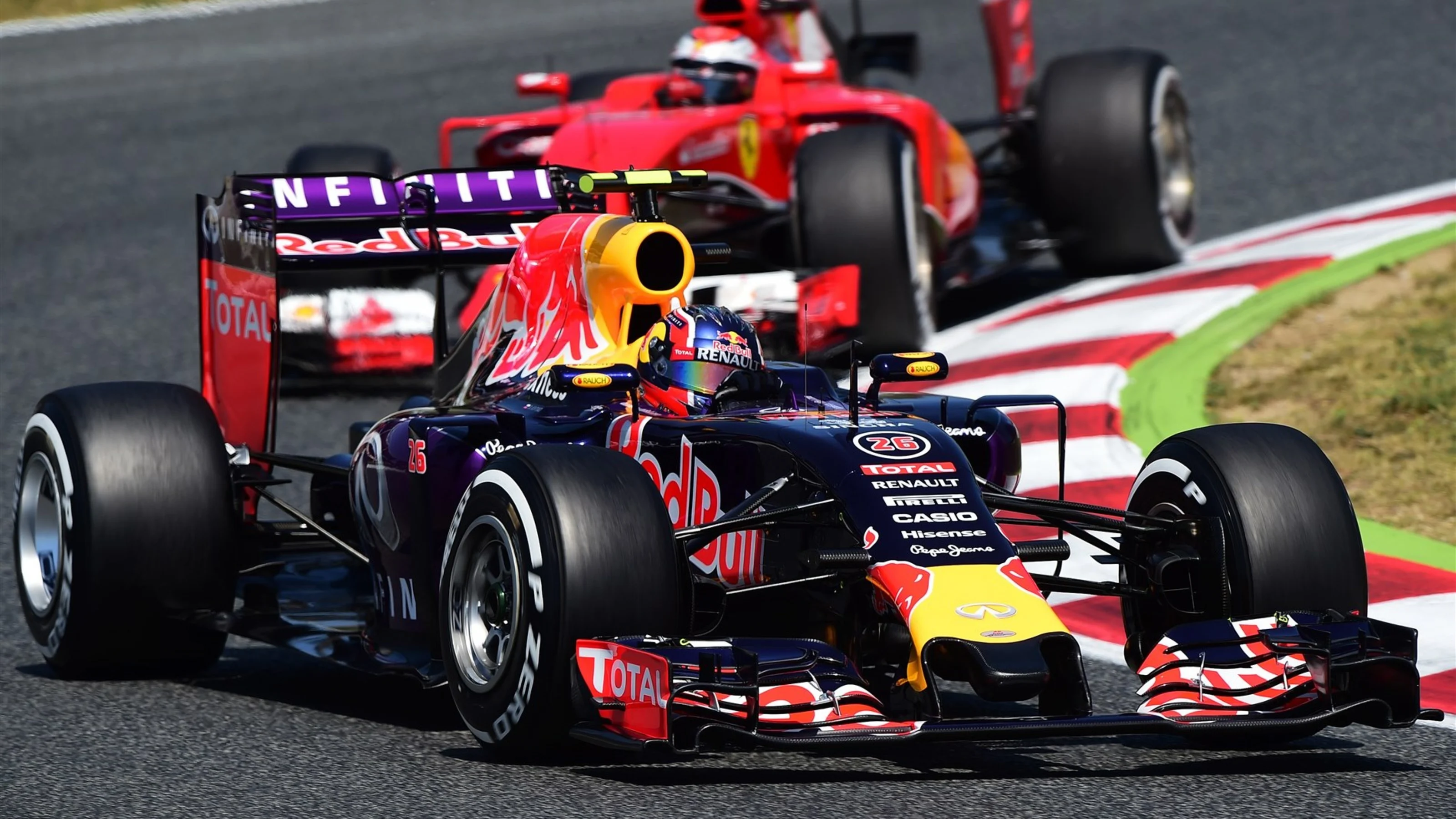 Daniil Kvyat (RUS) Red Bull Racing RB11 at Formula One World Championship, Rd5, Spanish Grand Prix