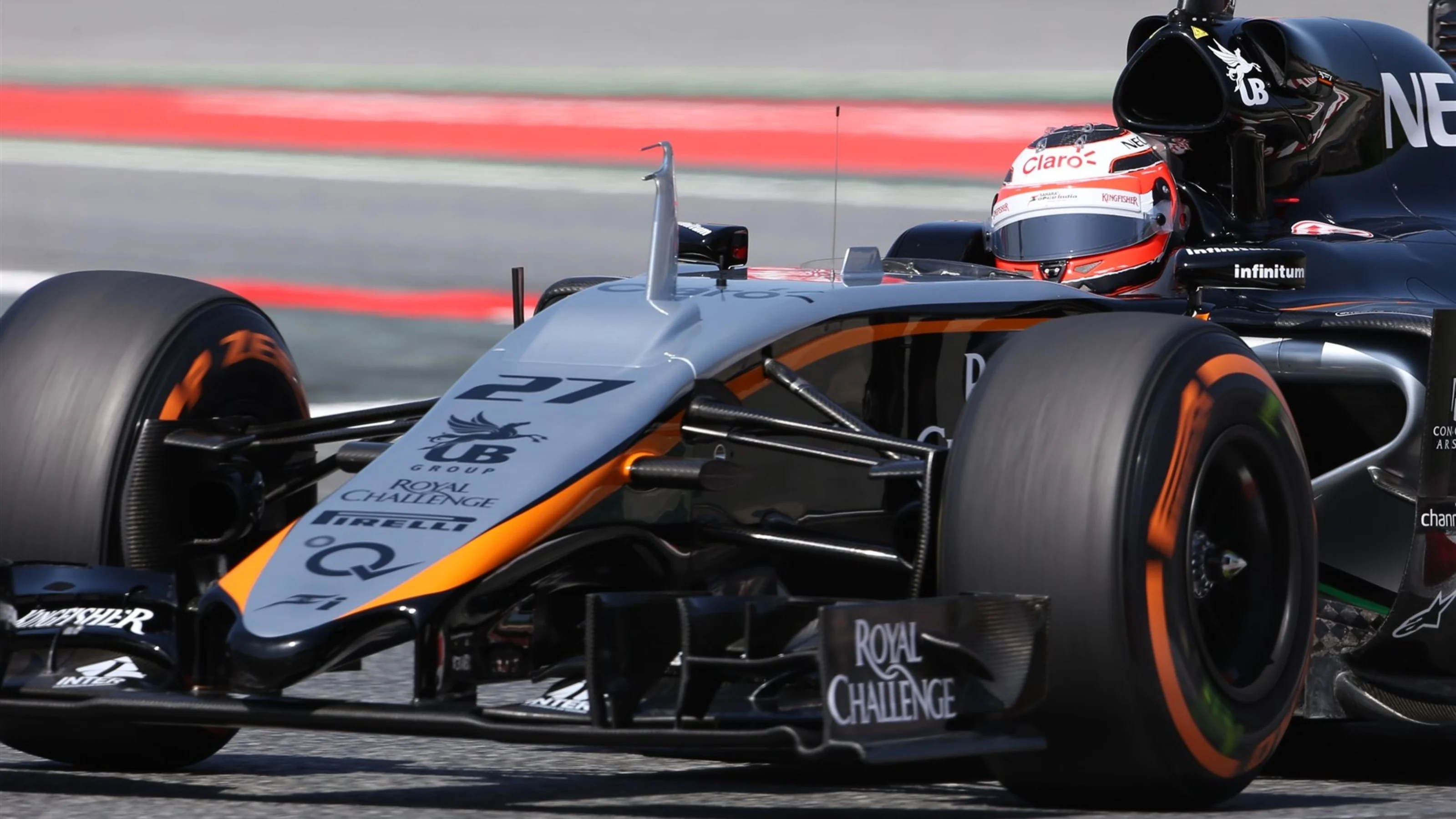 Nico Hulkenberg (GER) Force India VJM08 at Formula One World Championship, Rd5, Spanish Grand Prix