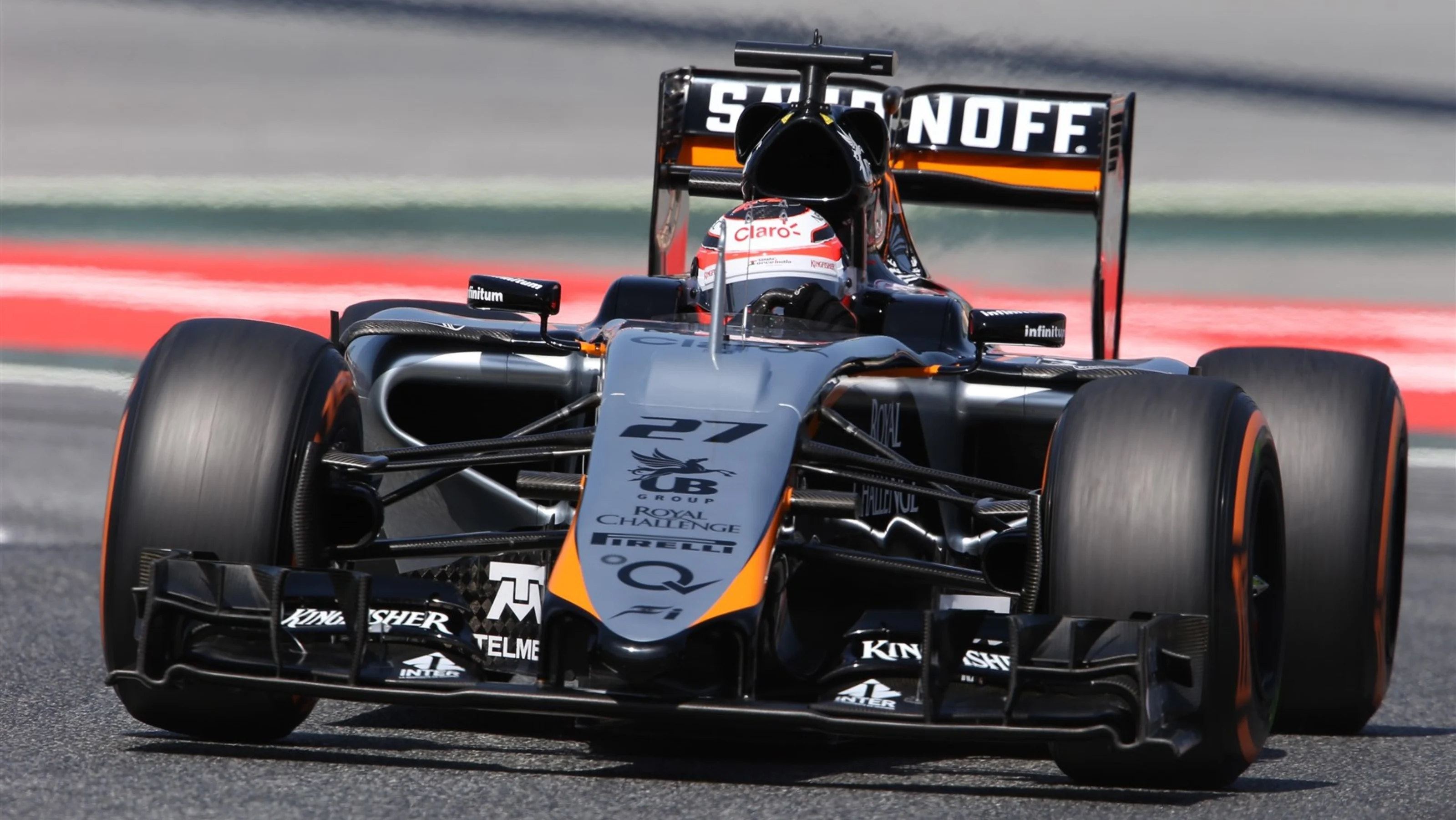 Nico Hulkenberg (GER) Force India VJM08 at Formula One World Championship, Rd5, Spanish Grand Prix