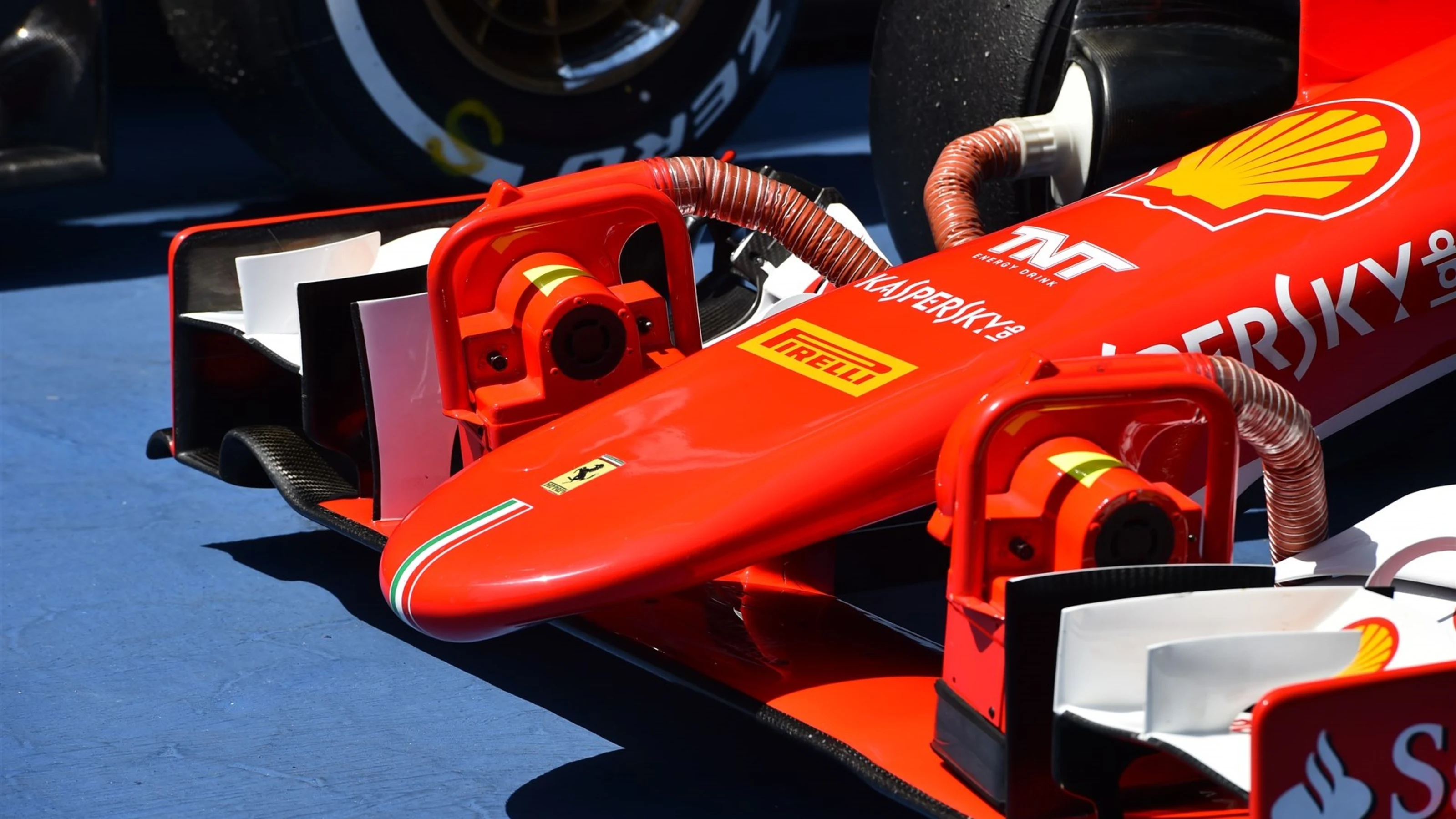 Ferrari SF15-T front nose detail at Formula One World Championship, Rd5, Spanish Grand Prix