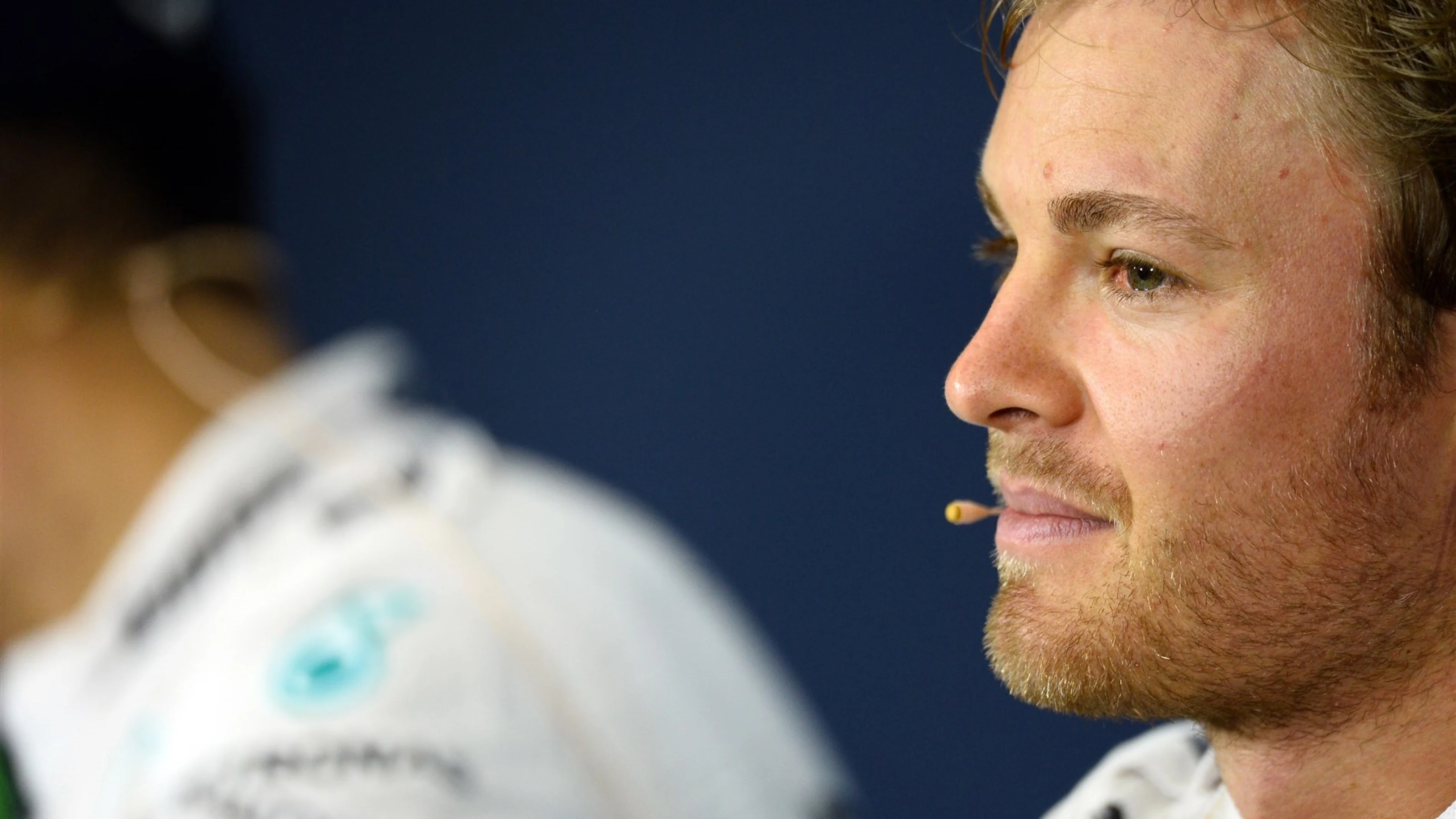 Nico Rosberg (GER) Mercedes AMG F1 at the Qualifying Press Conference at Formula One World