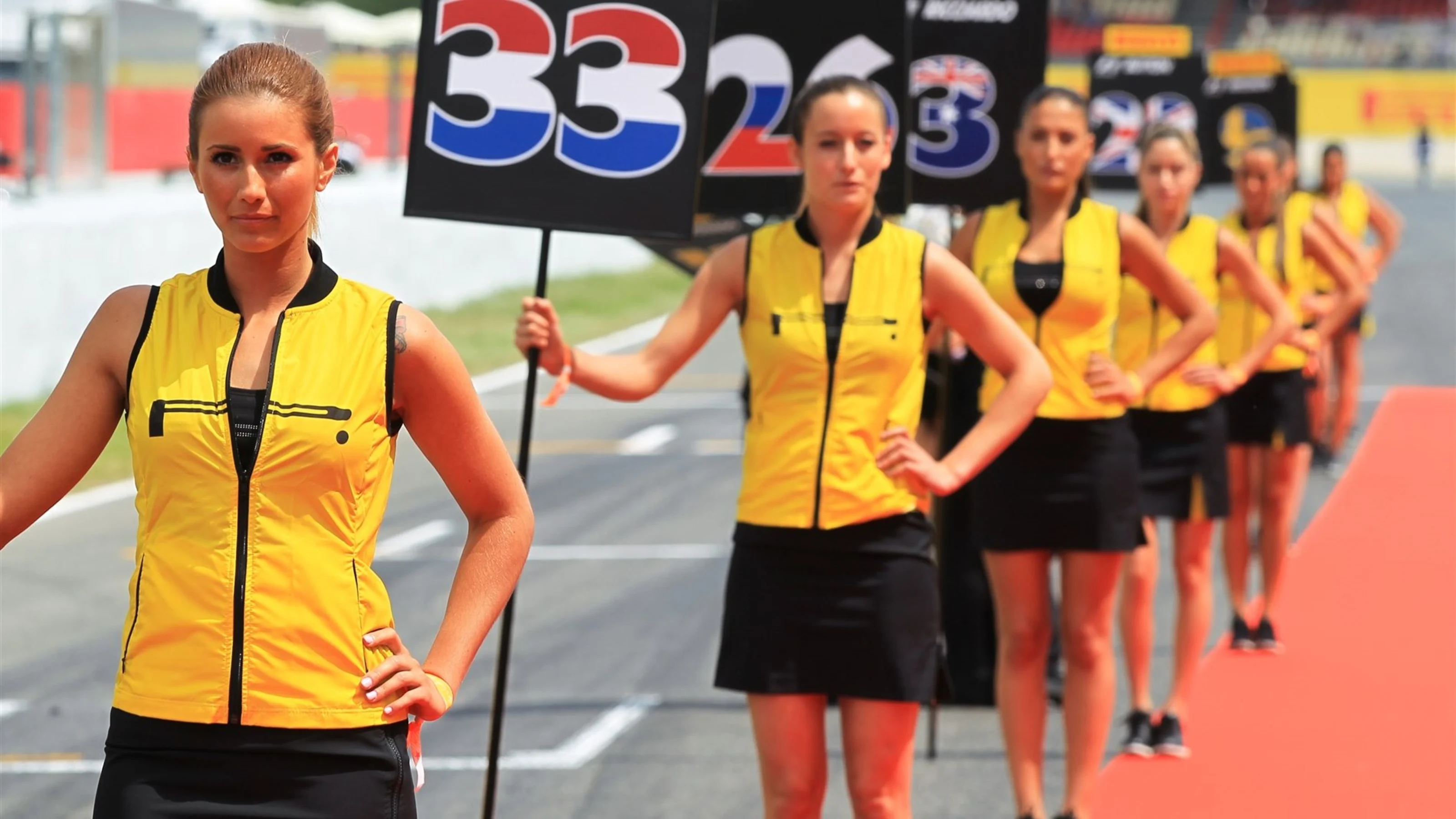 Grid Girls at Formula One World Championship, Rd5, Spanish Grand Prix Race, Barcelona, Spain,