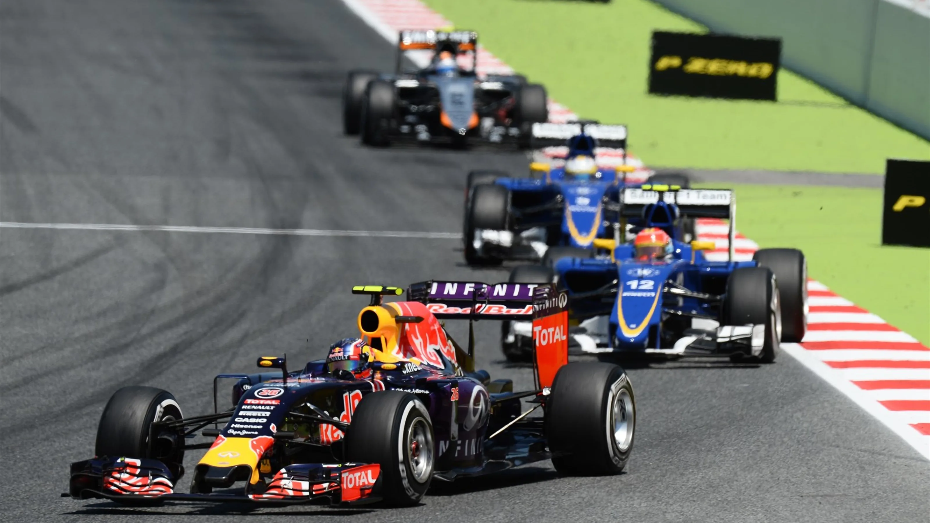 Daniil Kvyat (RUS) Red Bull Racing RB11 at Formula One World Championship, Rd5, Spanish Grand Prix