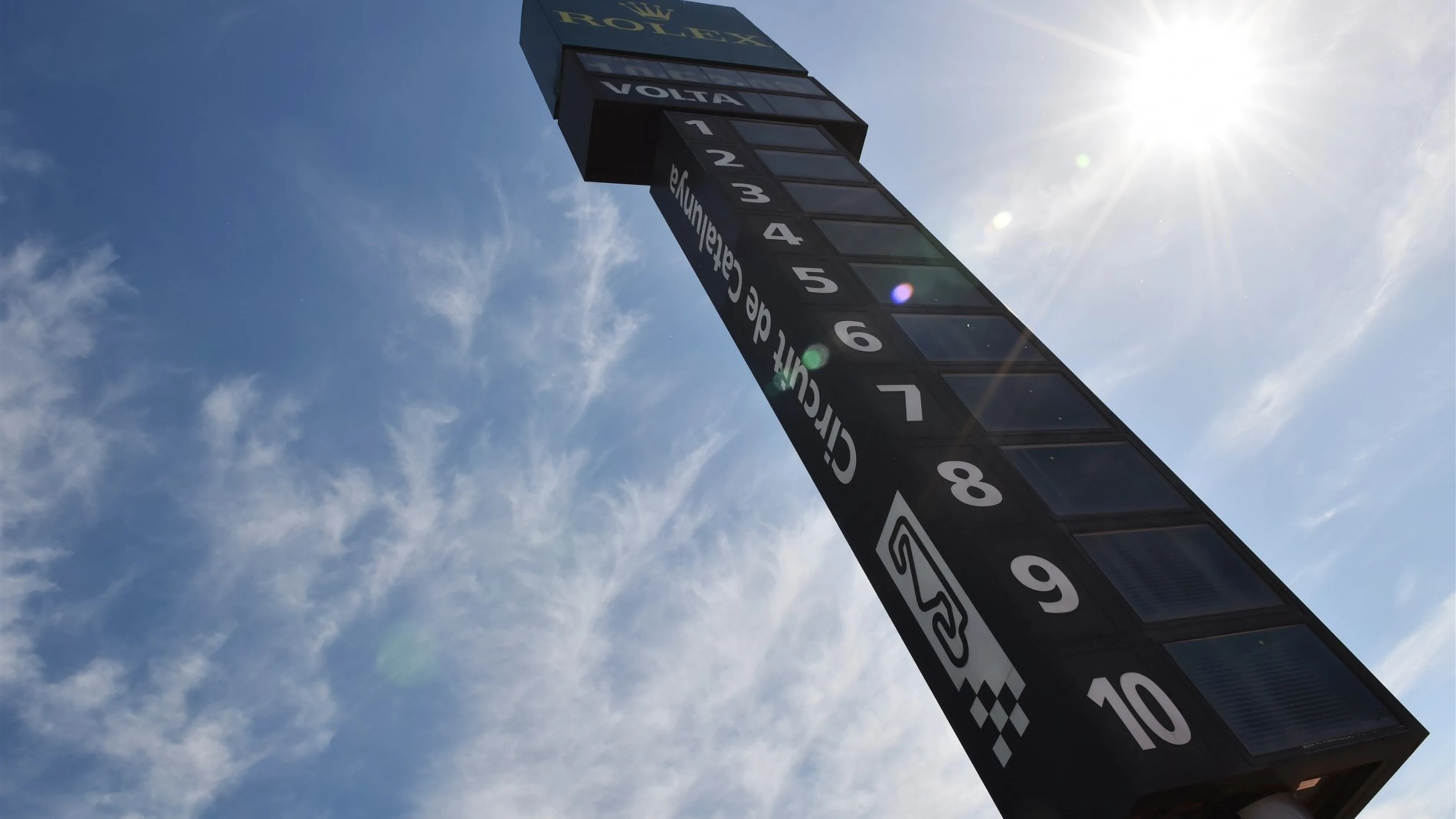Leader board at Formula One World Championship, Rd5, Spanish Grand Prix Preparations, Barcelona,