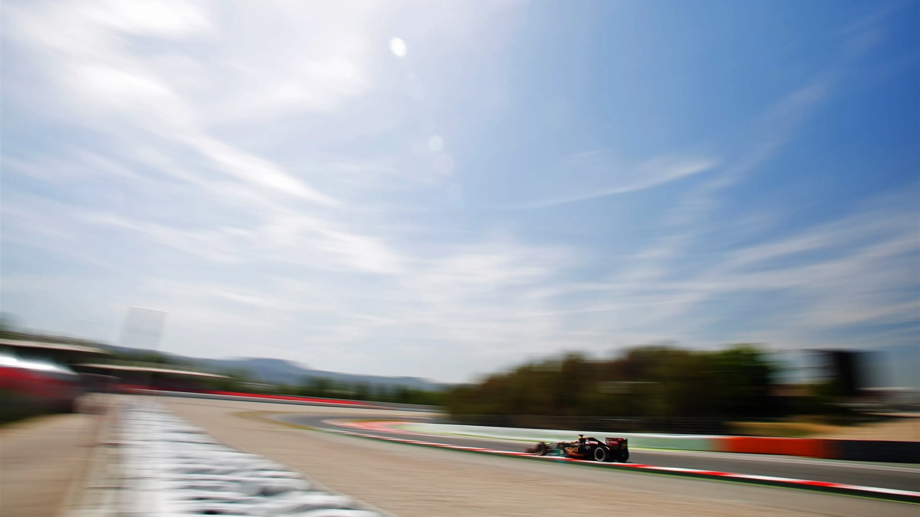 Pastor Maldonado (VEN) Lotus E23 Hybrid at Formula One Testing, Day One, Barcelona, Spain, 12 May