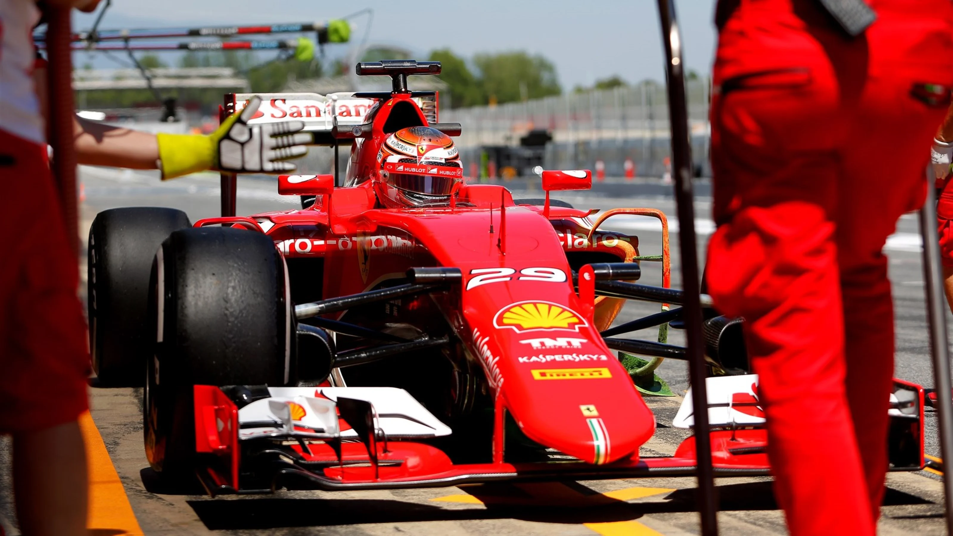 Raffaele Marciello (ITA) Ferrari SF15-T at Formula One Testing, Day One, Barcelona, Spain, 12 May