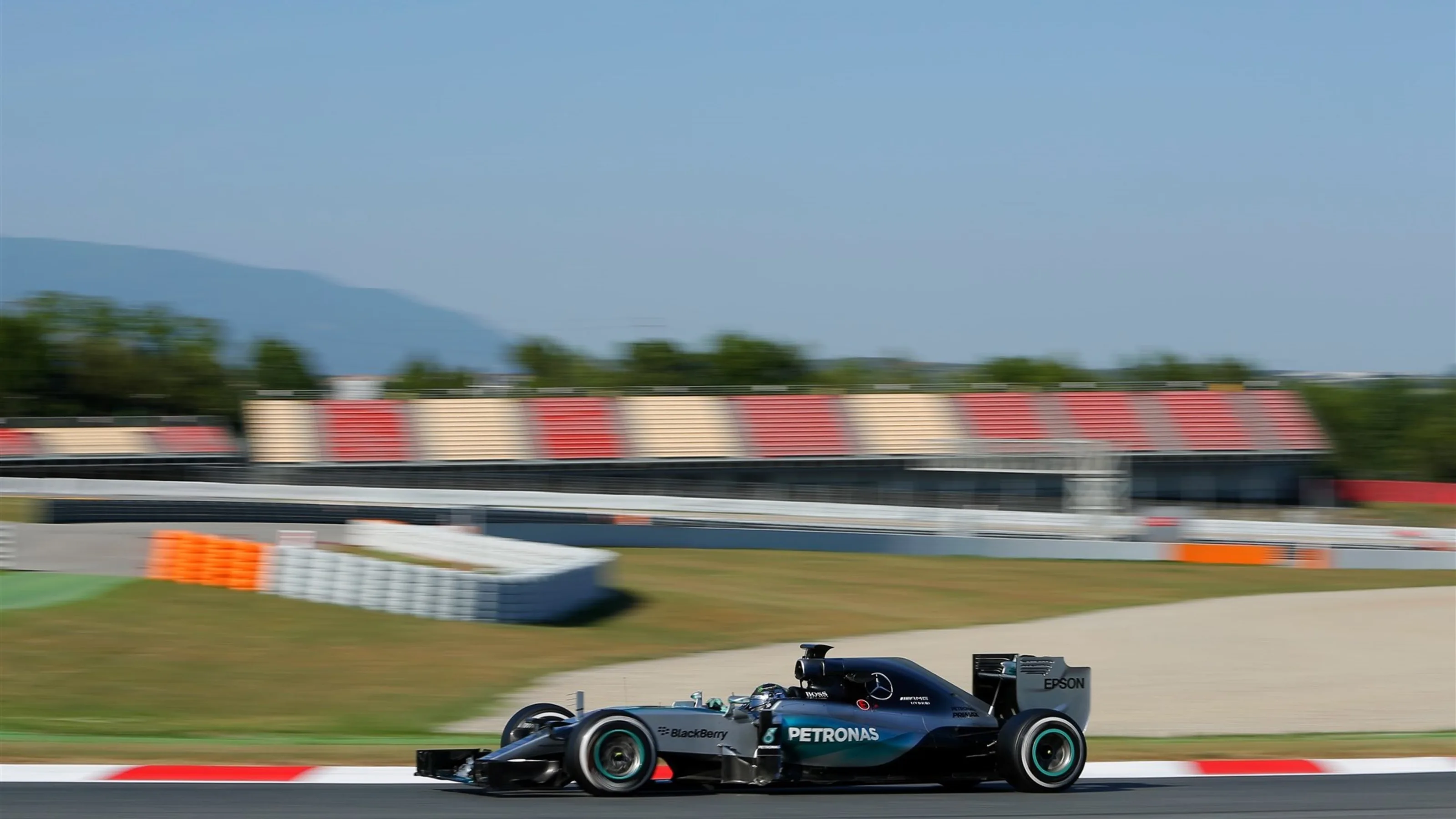 Nico Rosberg (GER) Mercedes AMG F1 W06 at Formula One Testing, Day One, Barcelona, Spain, 12 May