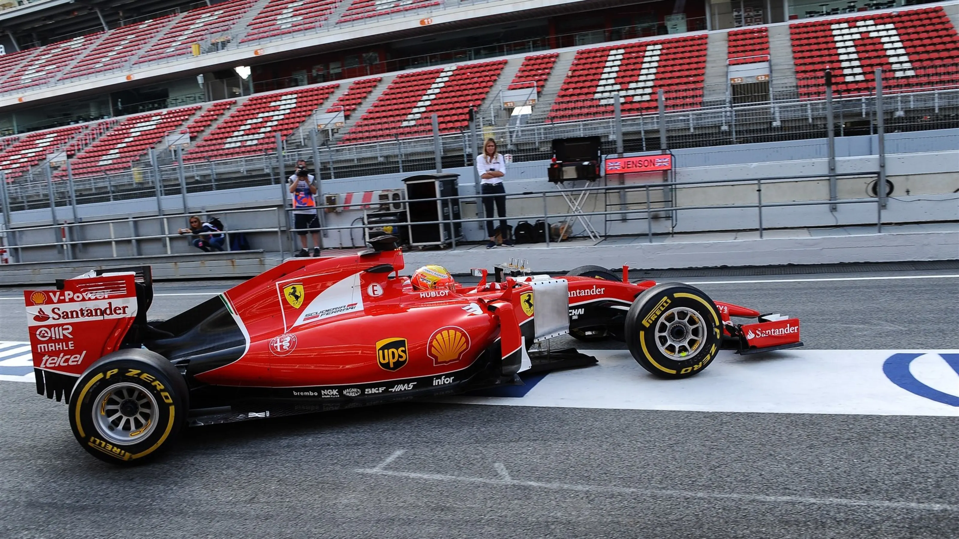 Esteban Gutierrez (MEX) Ferrari SF15-T at Formula One Testing, Day Two, Barcelona, Spain, 13 May