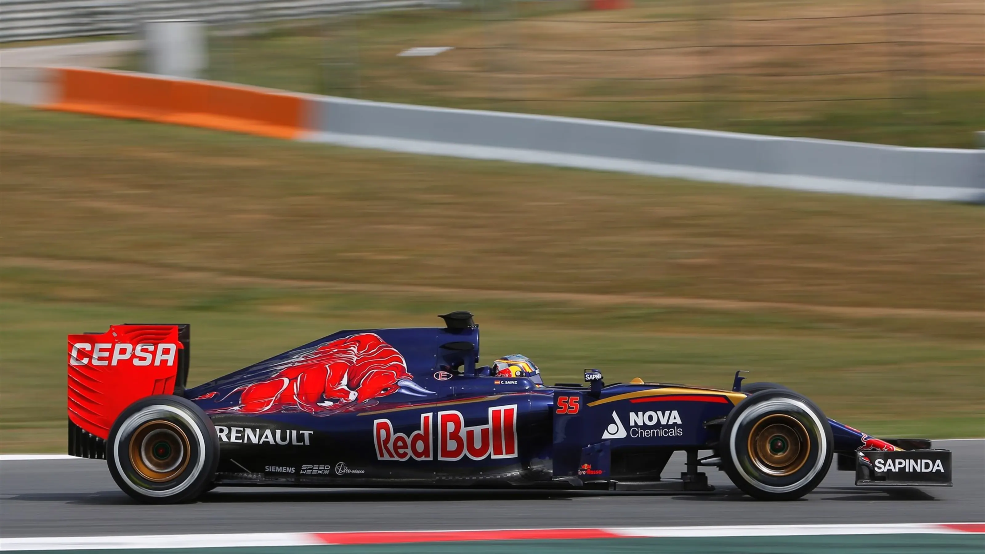 Carlos Sainz jr (ESP) Scuderia Toro Rosso STR10 at Formula One Testing, Day One, Barcelona, Spain,