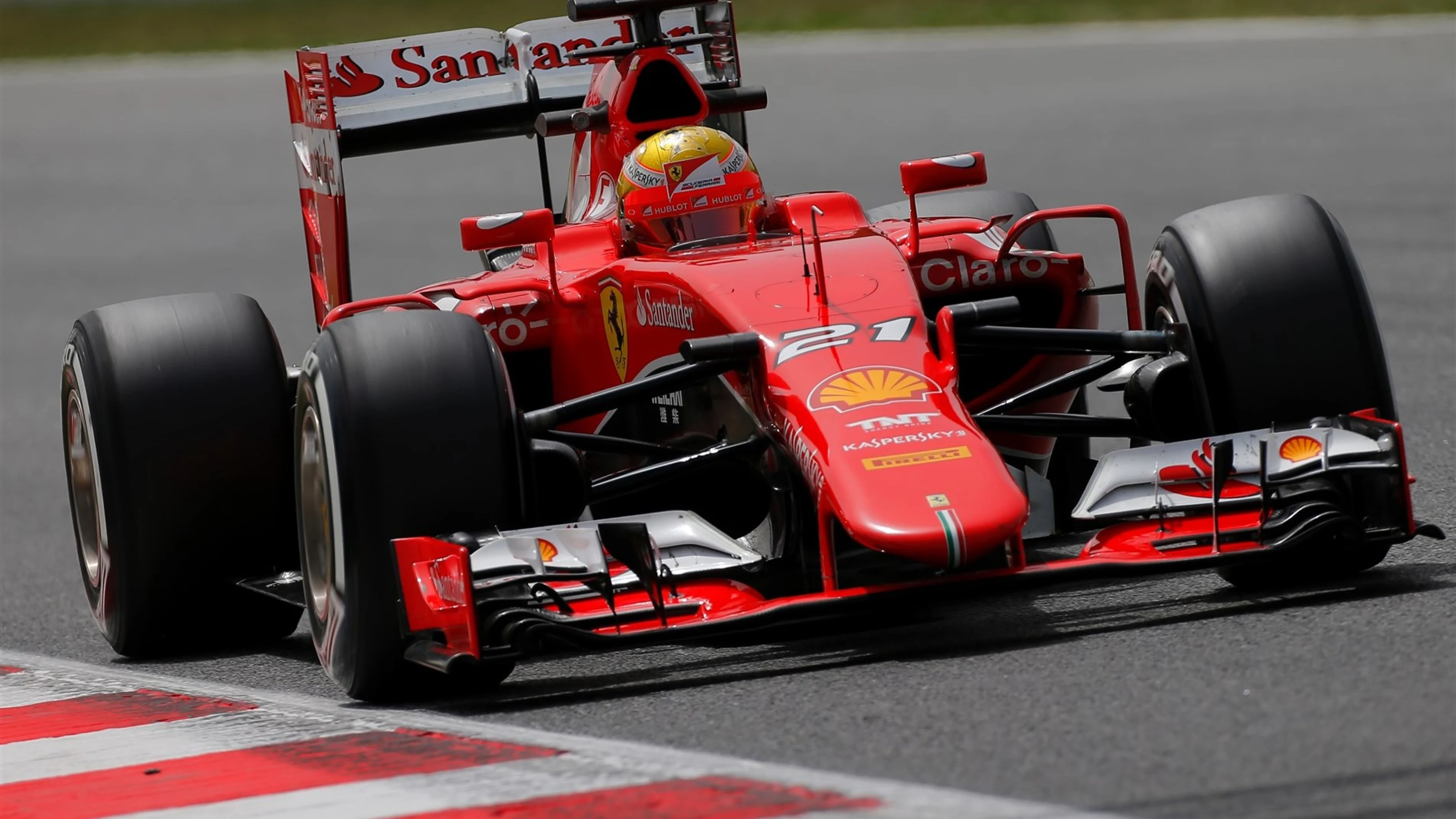 Esteban Gutierrez (MEX) Ferrari S15-T at Formula One Testing, Day Two, Barcelona, Spain, 13 May