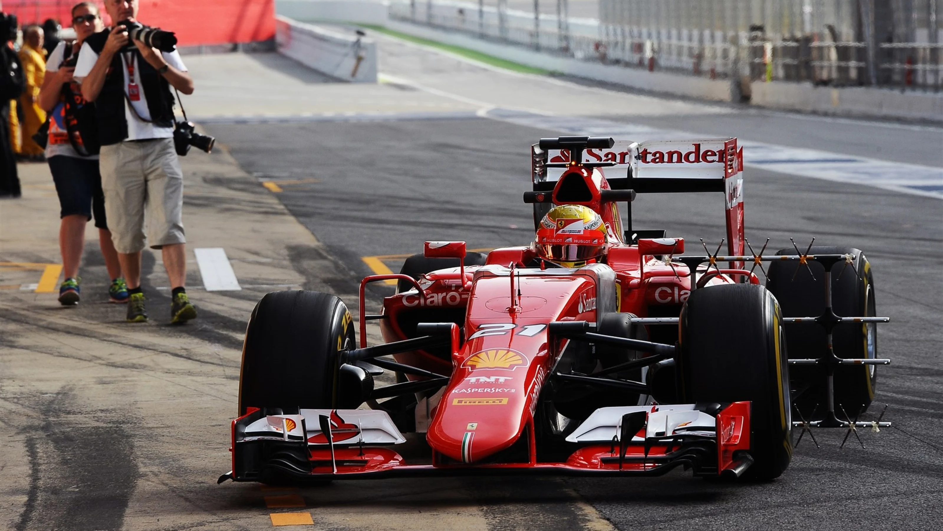 Esteban Gutierrez (MEX) Ferrari S15-T at Formula One Testing, Day Two, Barcelona, Spain, 13 May