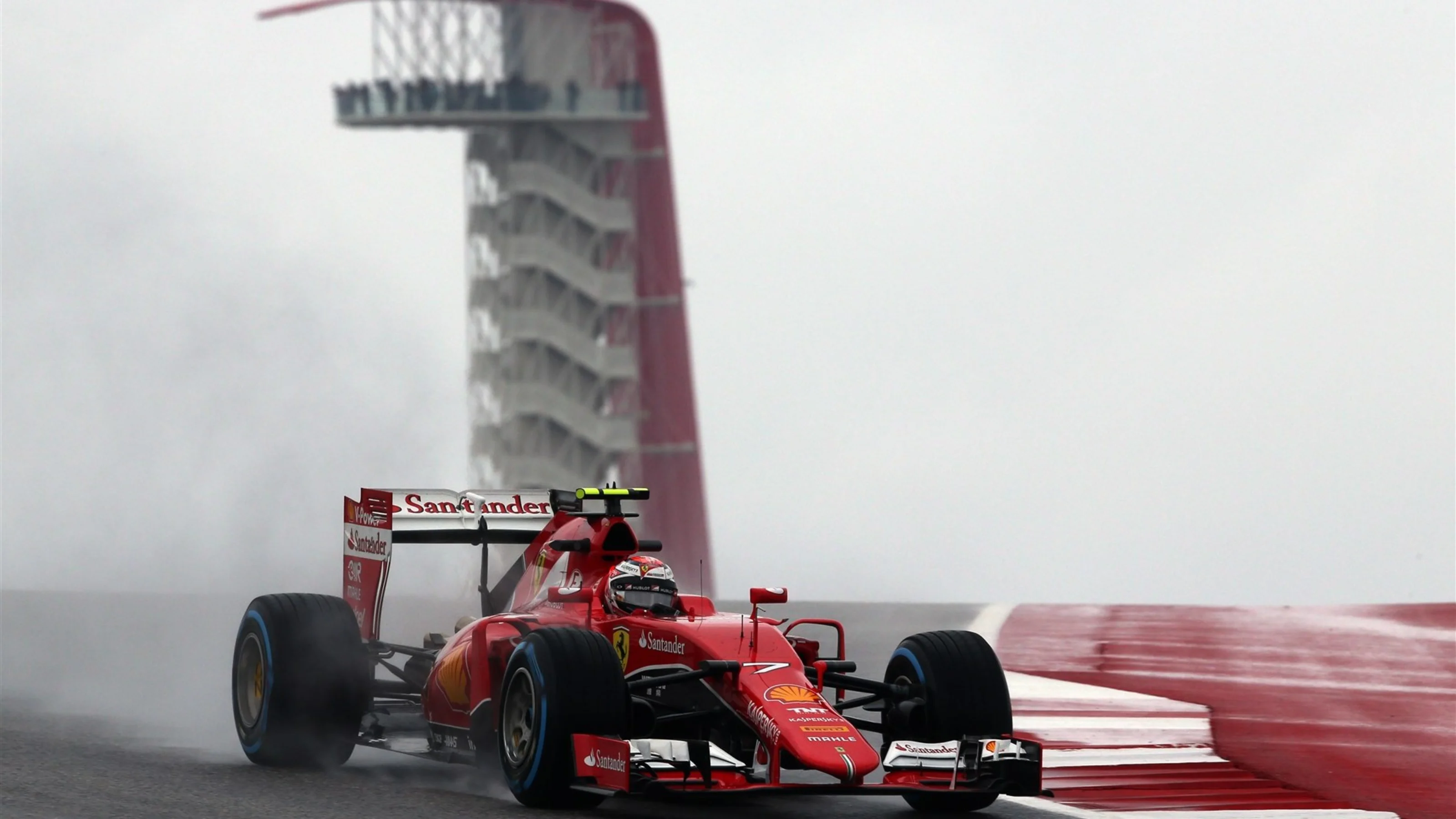Kimi Raikkonen (FIN) Ferrari SF15-T at Formula One World Championship, Rd16, United States Grand