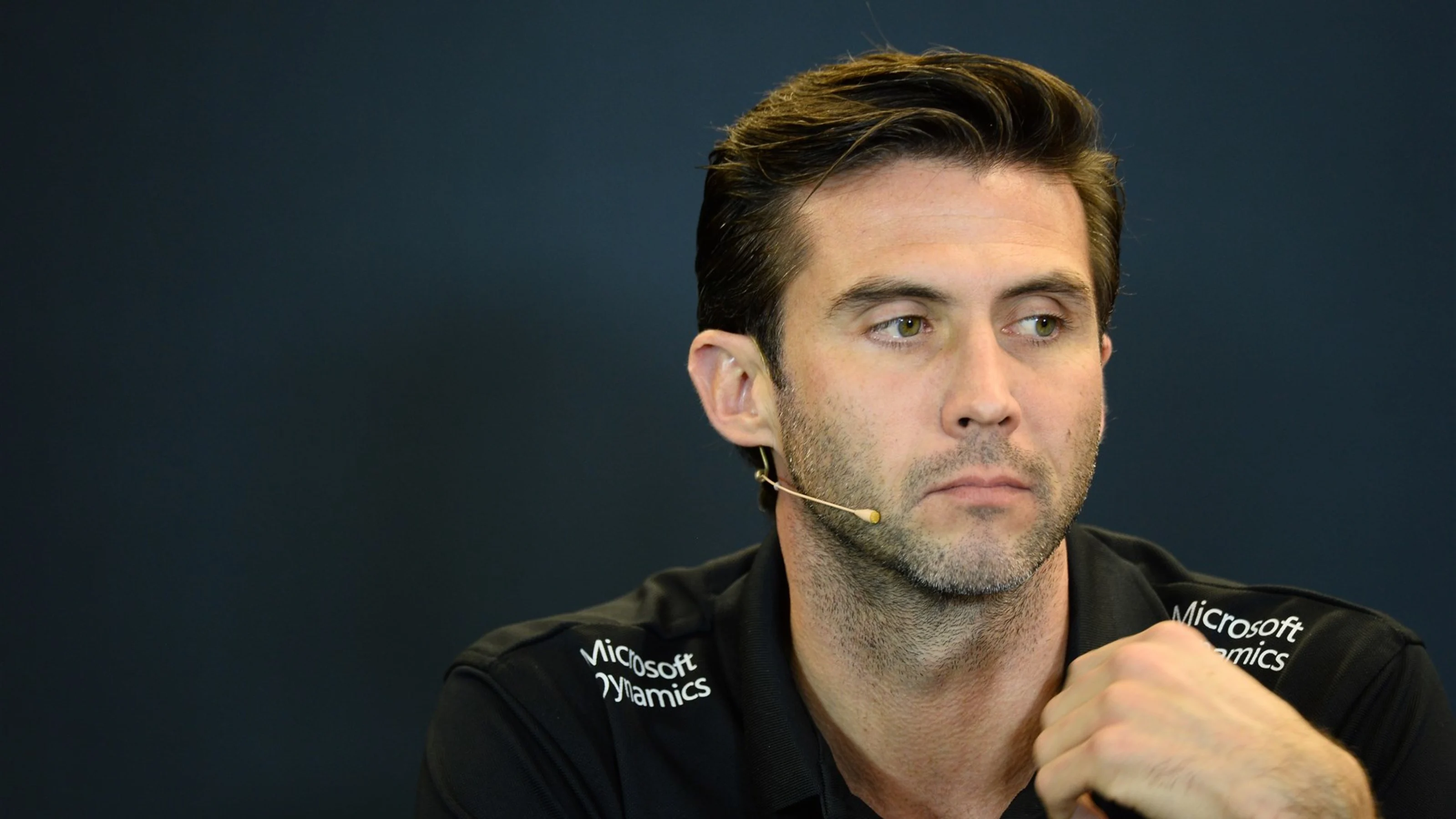 Matthew Carter (GBR) Lotus F1 Team CEO in the press conference at Formula One World Championship,