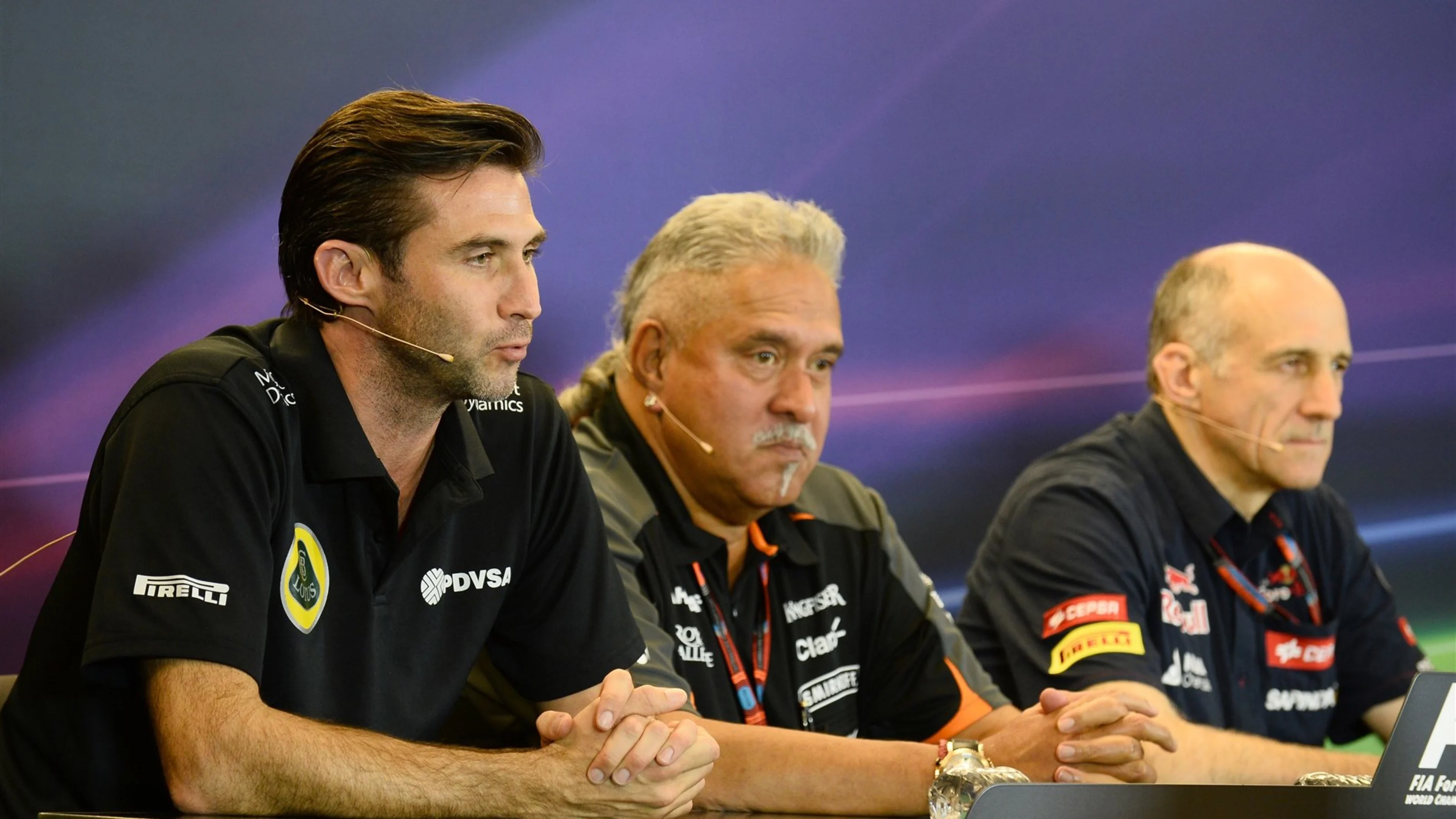 Matthew Carter (GBR) Lotus F1 Team CEO in the press conference at Formula One World Championship,