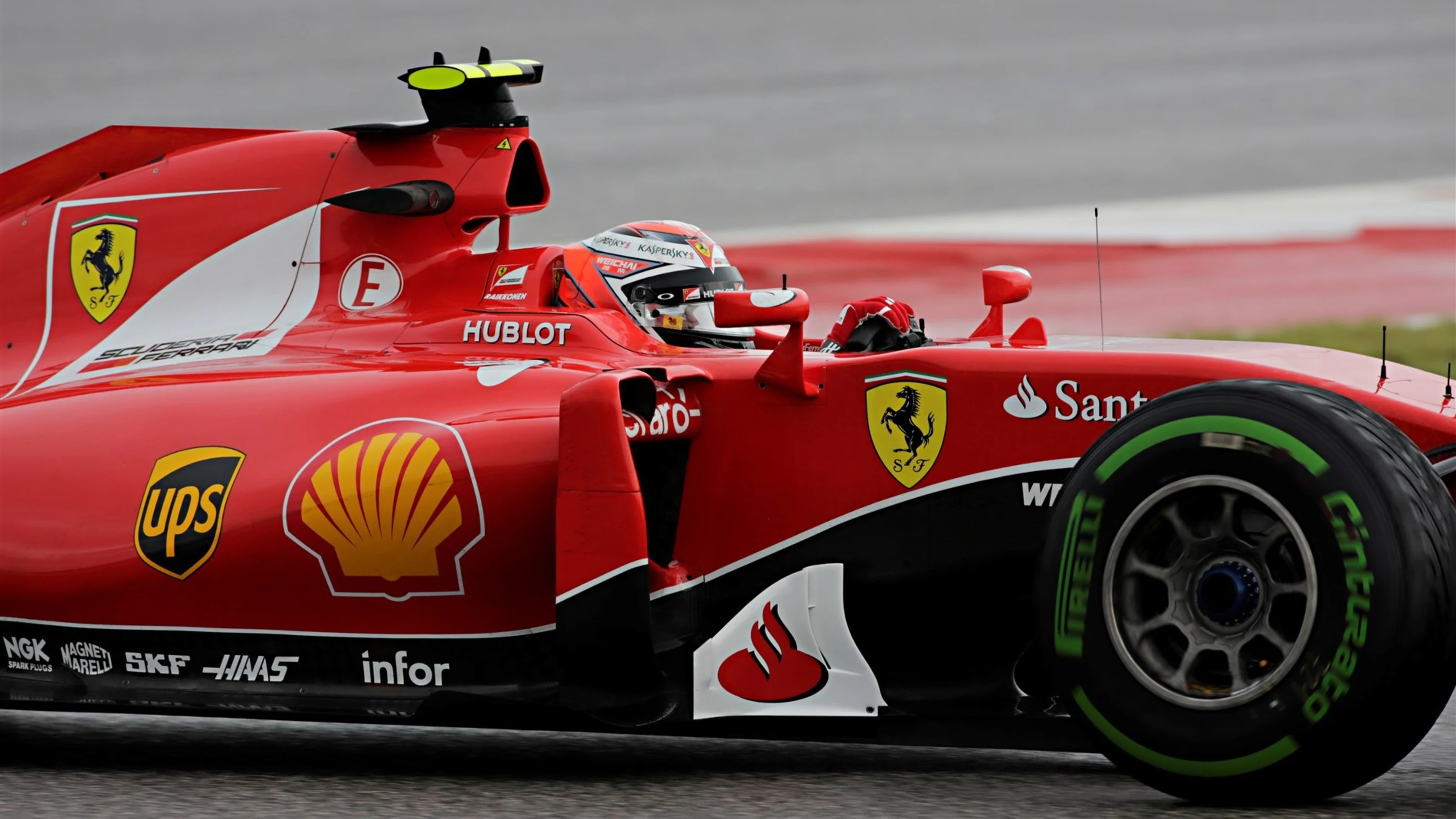 Kimi Raikkonen (FIN) Ferrari SF15-T at Formula One World Championship, Rd16, United States Grand