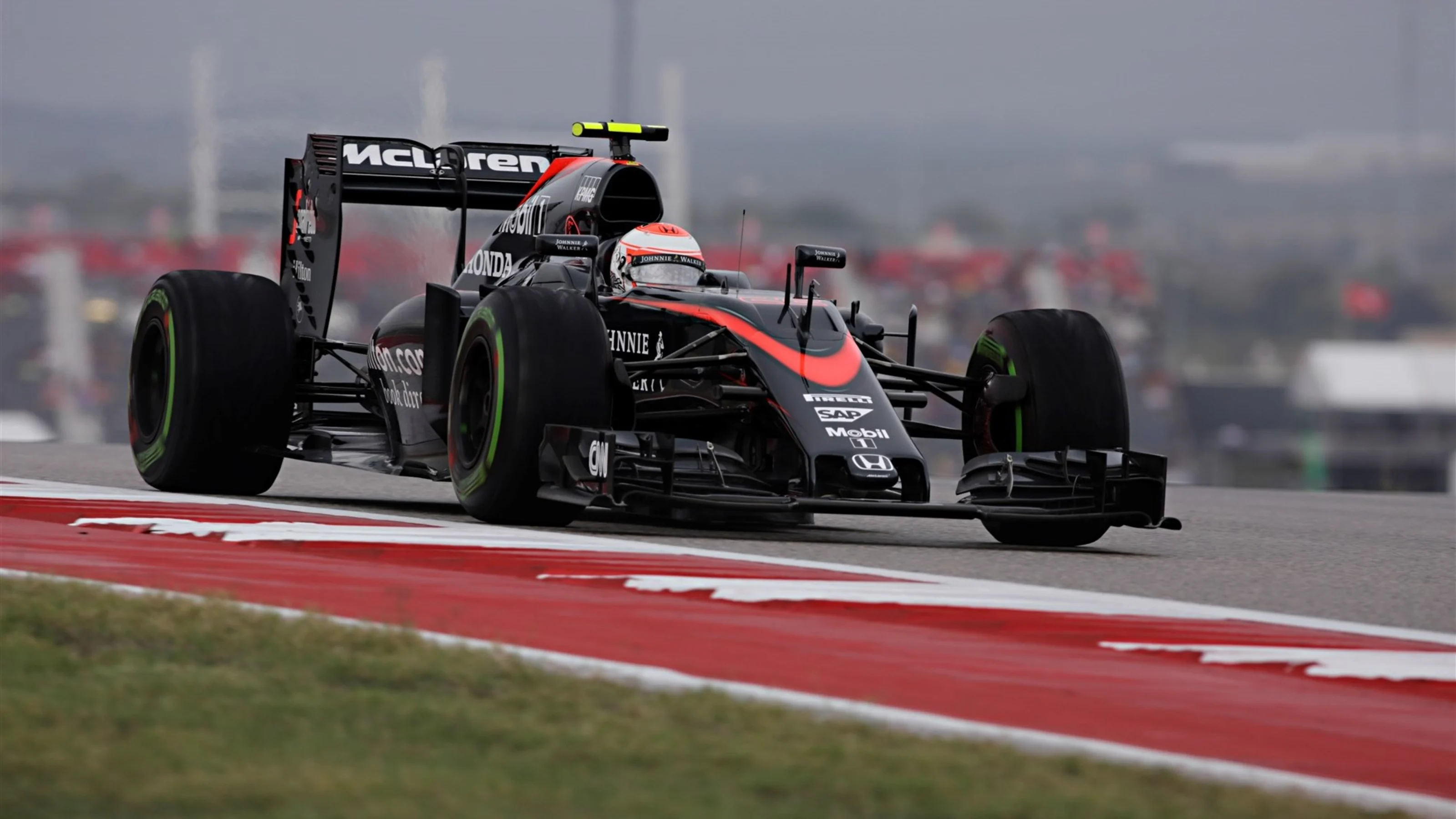 Jenson Button (GBR) McLaren MP4-30 at Formula One World Championship, Rd16, United States Grand