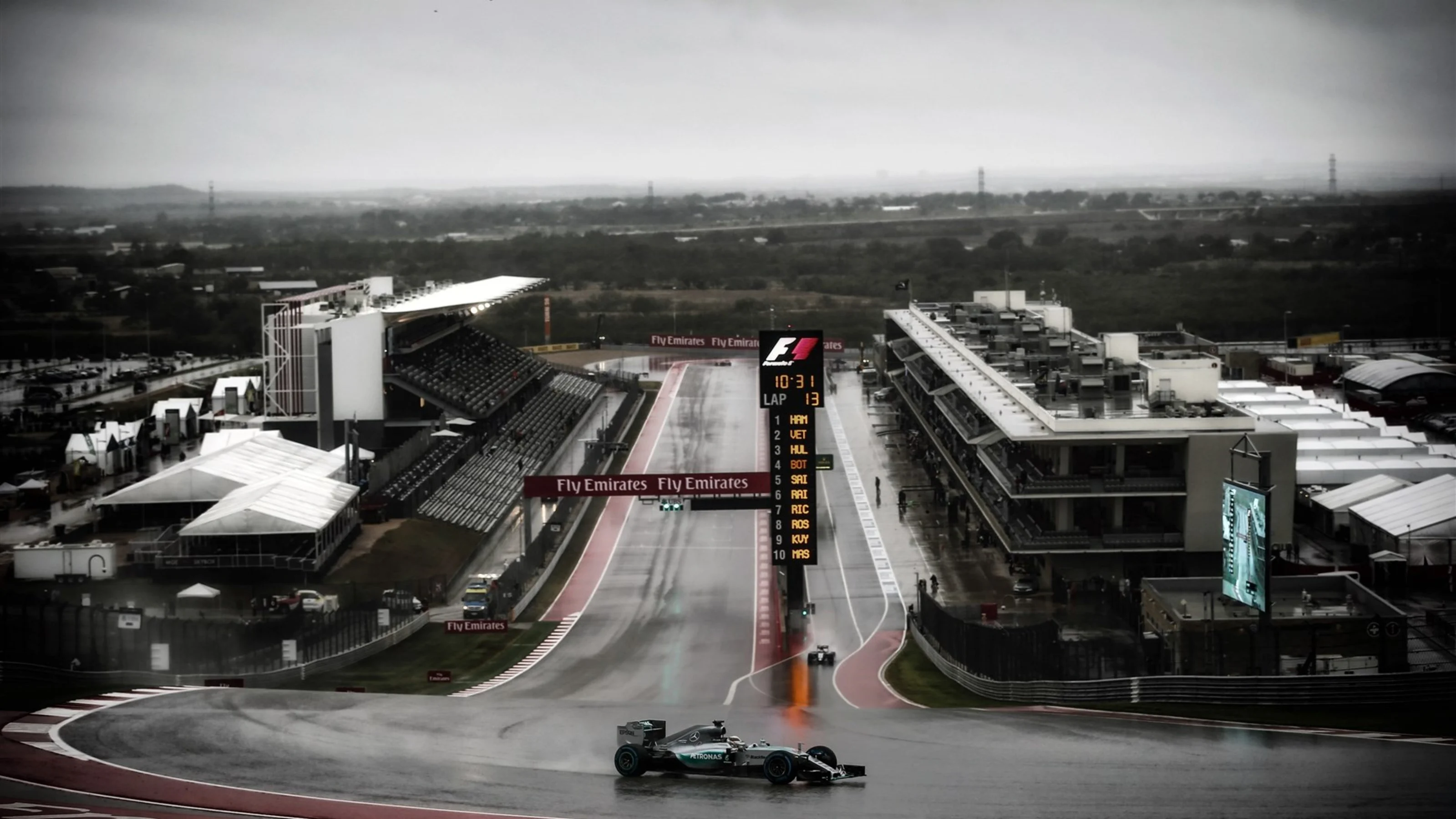Lewis Hamilton (GBR) Mercedes AMG F1 W06 at Formula One World Championship, Rd16, United States