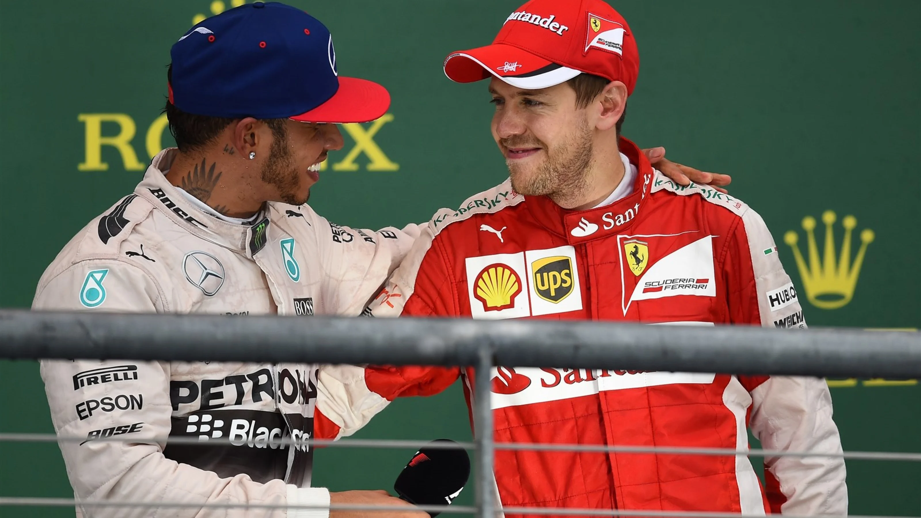 Race winner and new World Champion Lewis Hamilton (GBR) Mercedes AMG F1 celebrates on the podium