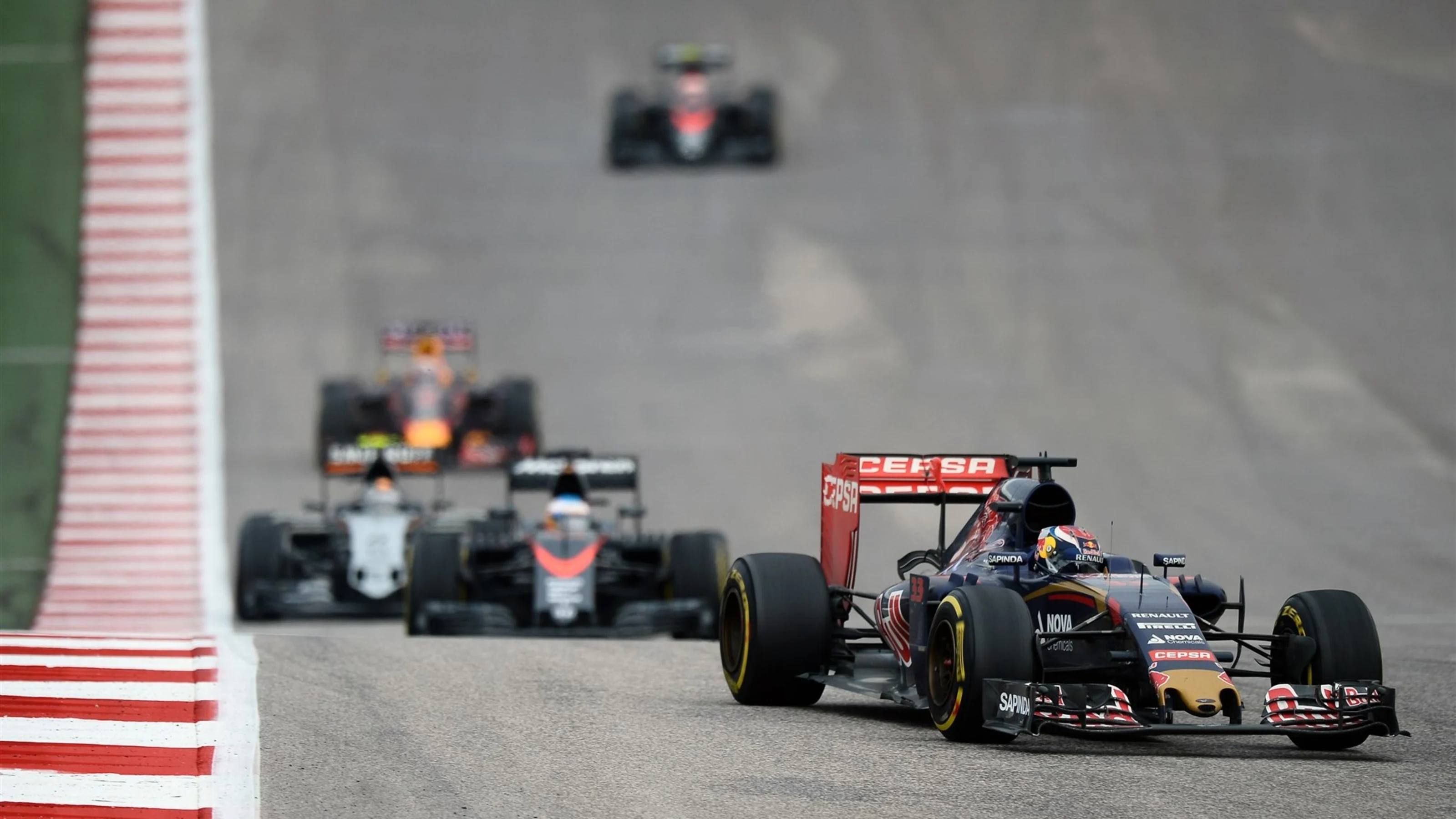 Max Verstappen (NDL) Scuderia Toro Rosso STR10 at Formula One World Championship, Rd16, United