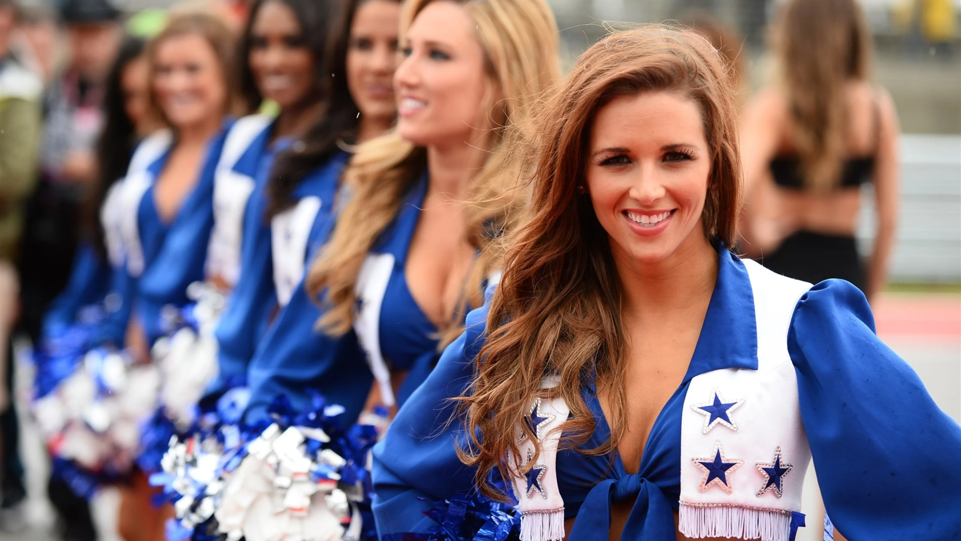 Grid girls at Formula One World Championship, Rd16, United States Grand Prix, Race, Austin, Texas,