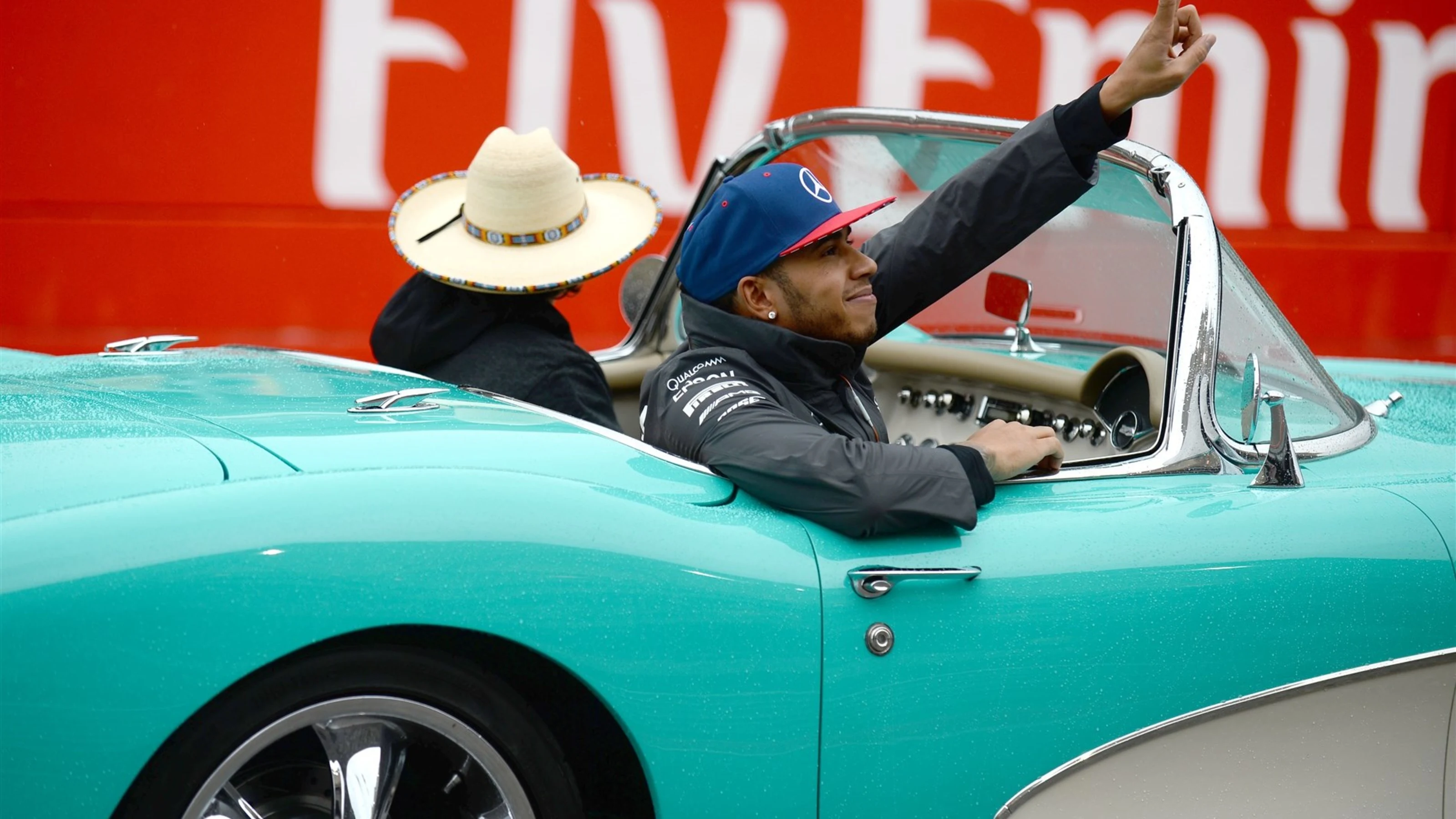 Lewis Hamilton (GBR) Mercedes AMG F1 in the drivers parade at Formula One World Championship, Rd16,