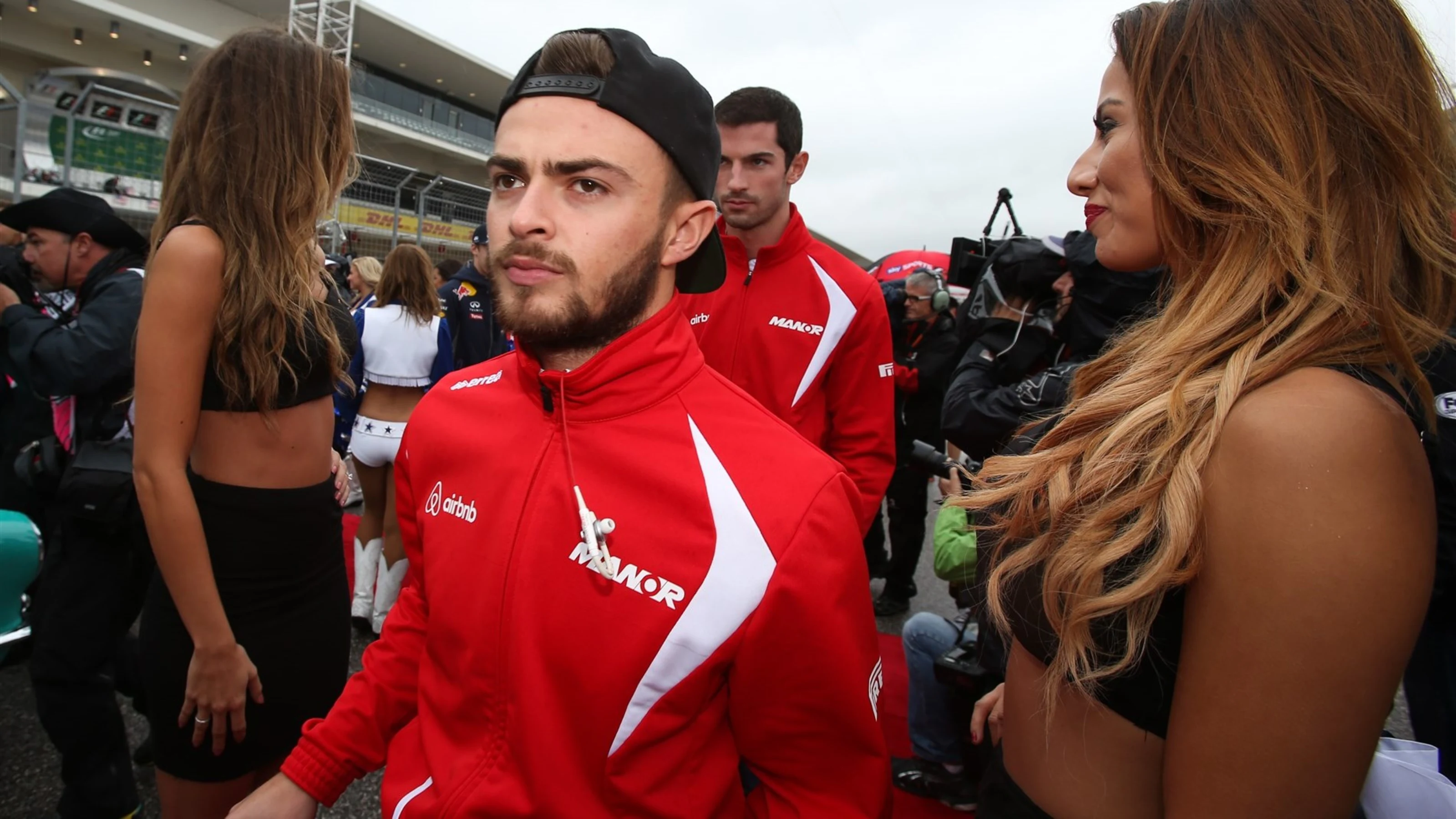 Will Stevens (GBR) Manor GP on the drivers parade at Formula One World Championship, Rd16, United