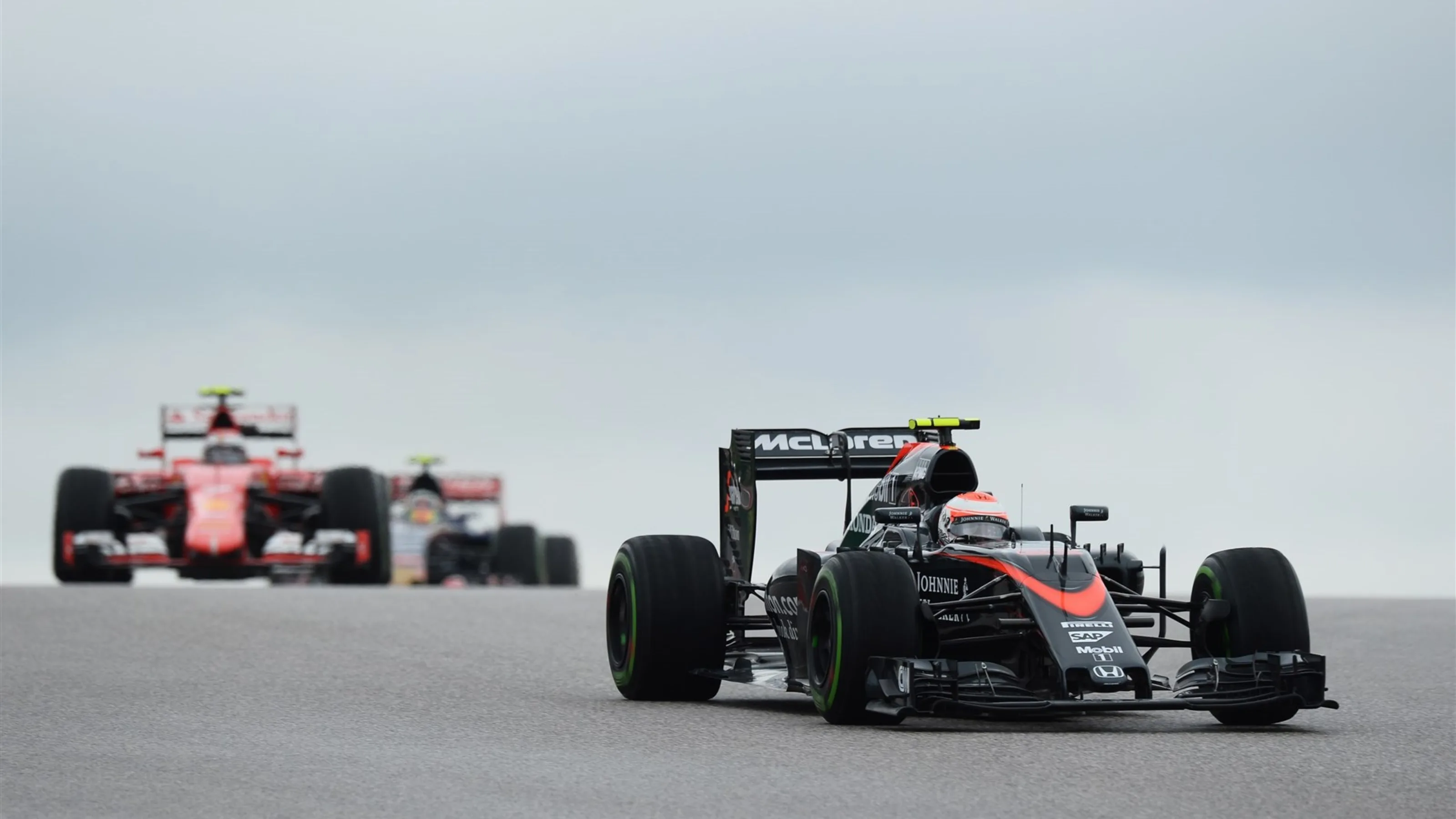 Jenson Button (GBR) McLaren MP4-30 at Formula One World Championship, Rd16, United States  Grand